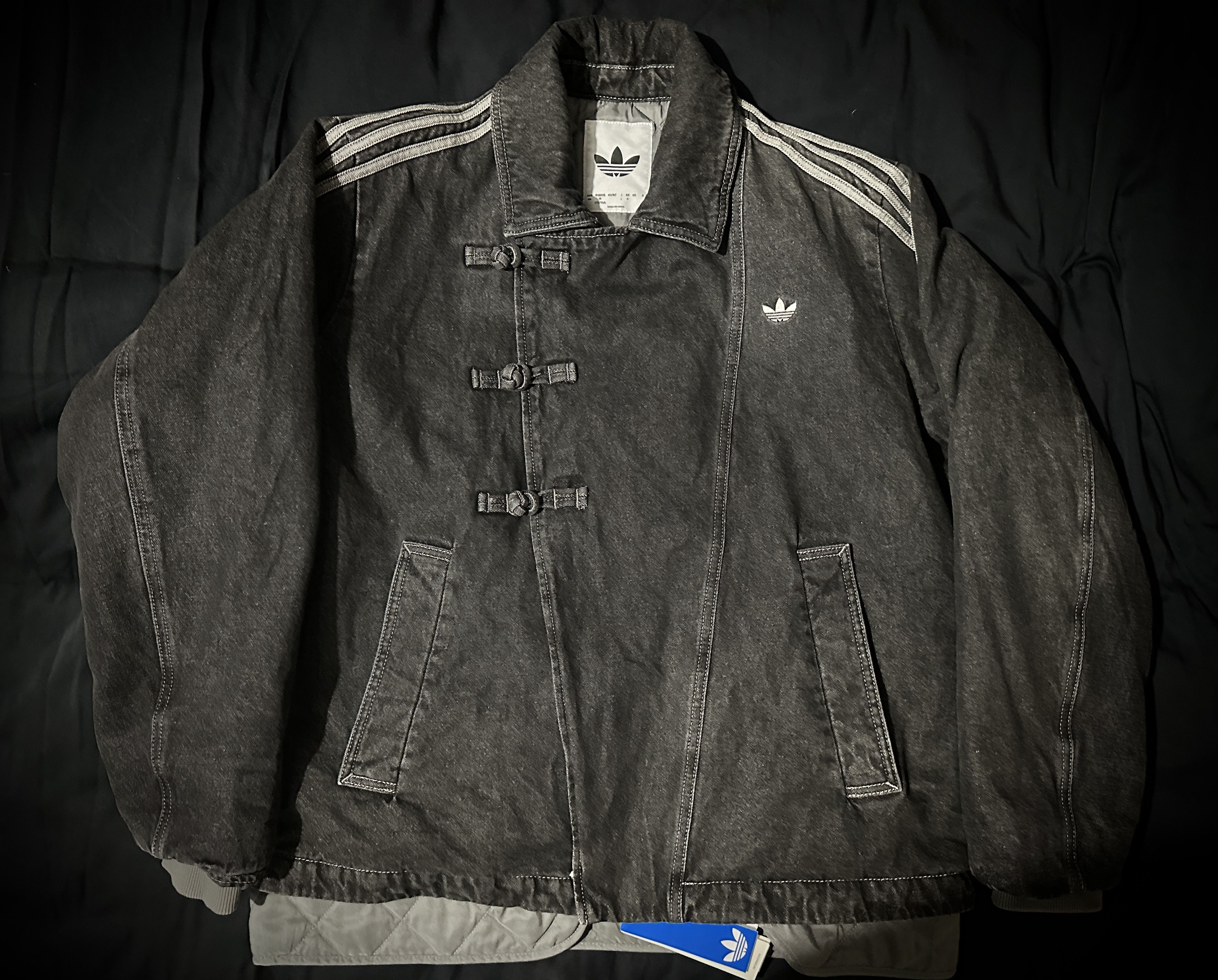 Adidas Chinese New Year Denim Padded Jacket CNY Adidas Size US M / EU 48-50 / 2 - 6 Thumbnail