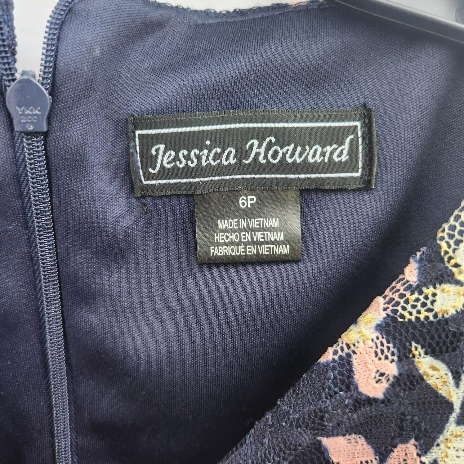 Other ⭐Jessica Howard Size 6P Women's Short Puffed Sleeve Boat Nec Size M / US 6-8 / IT 42-44 - 8 Thumbnail
