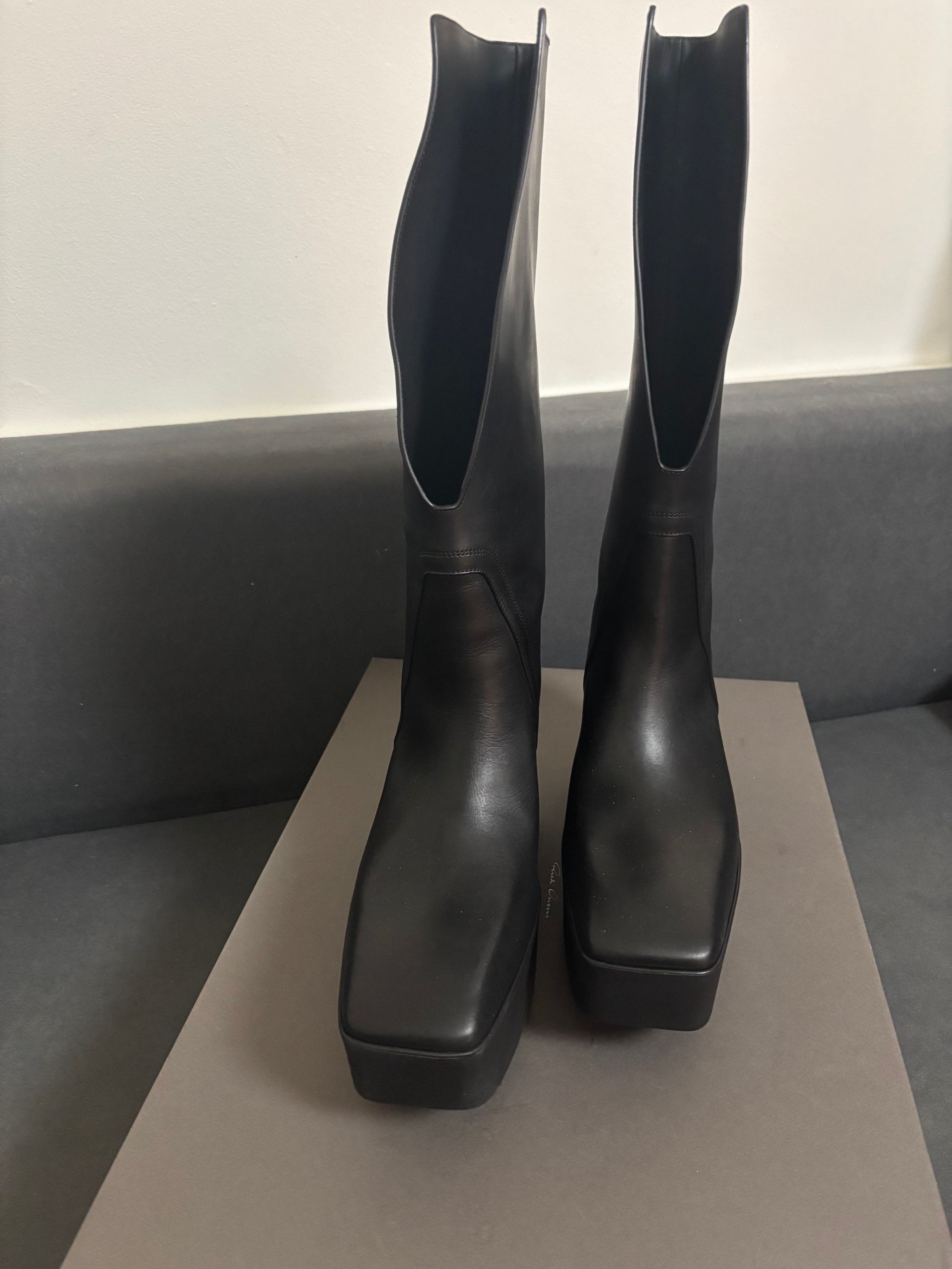 Rick Owens RICK OWENS SLIVER PLATFORM BEATLE Size US 9 / EU 42 - 1 Thumbnail