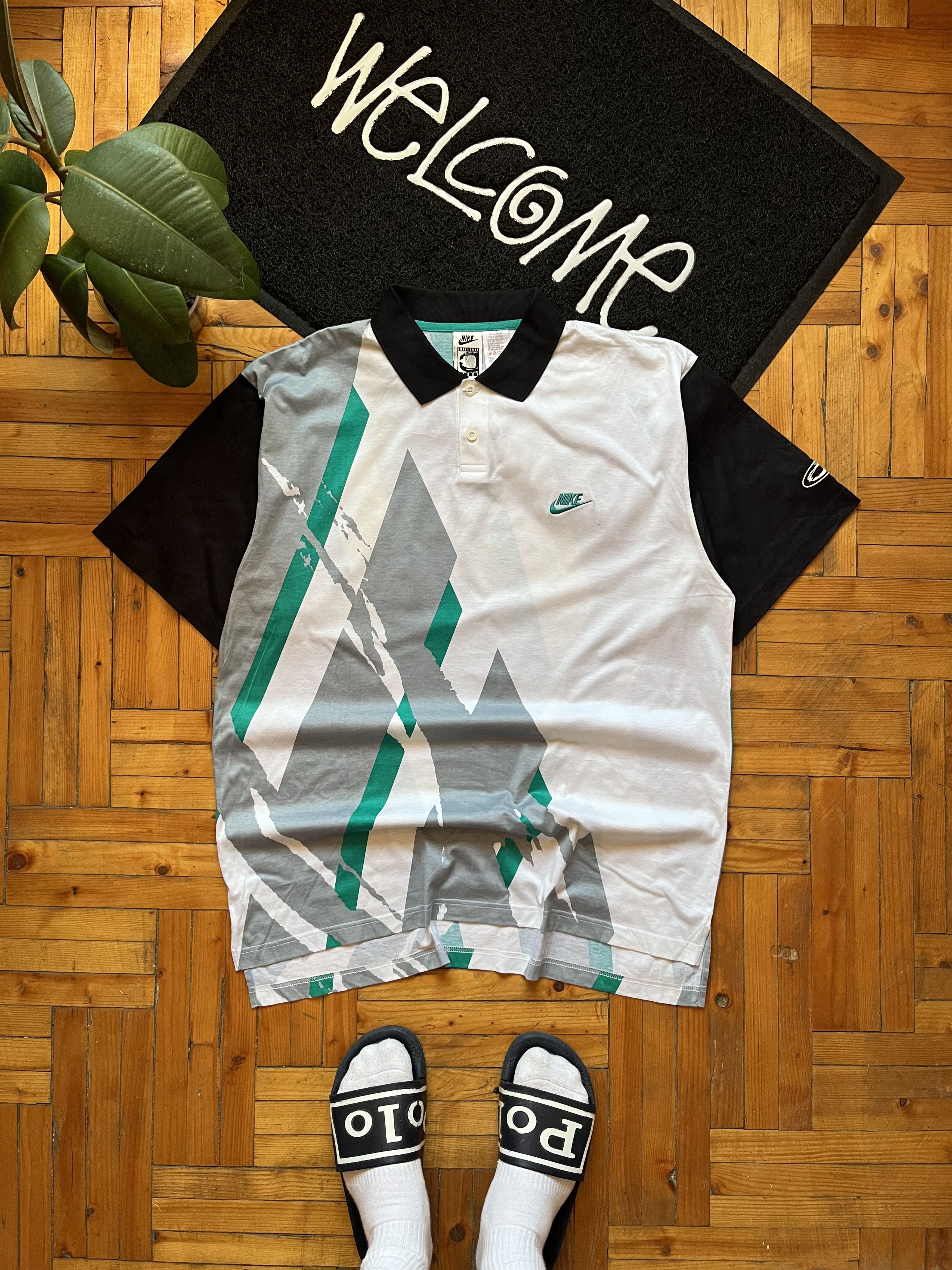 Vintage Nike Challenge Court Agassi Rare 90's Streetwear Tee