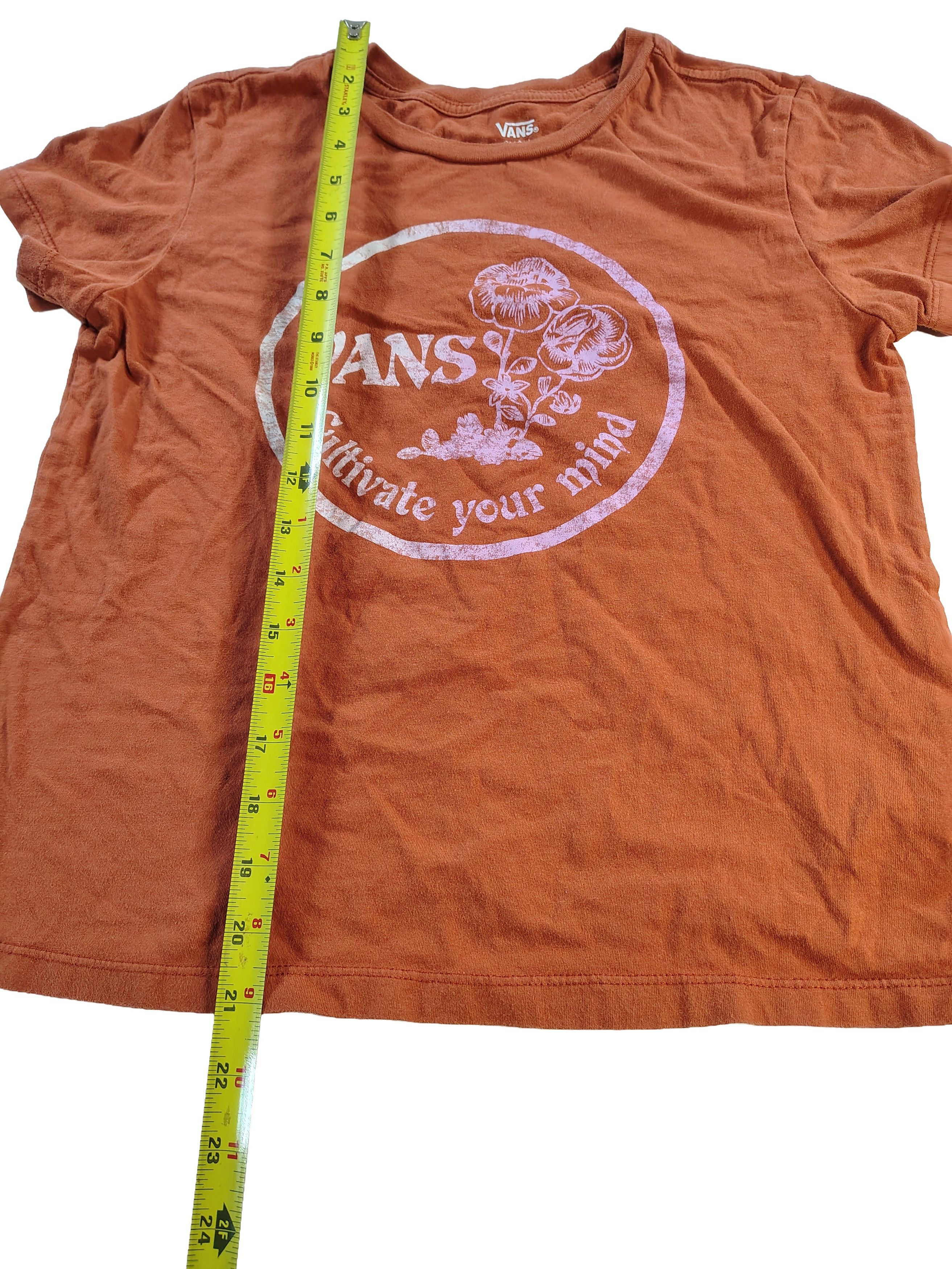 Vans Women's Small Vans "Cultivate Your Mind" T-Shirt Size S / US 4 / IT 40 - 3 Thumbnail