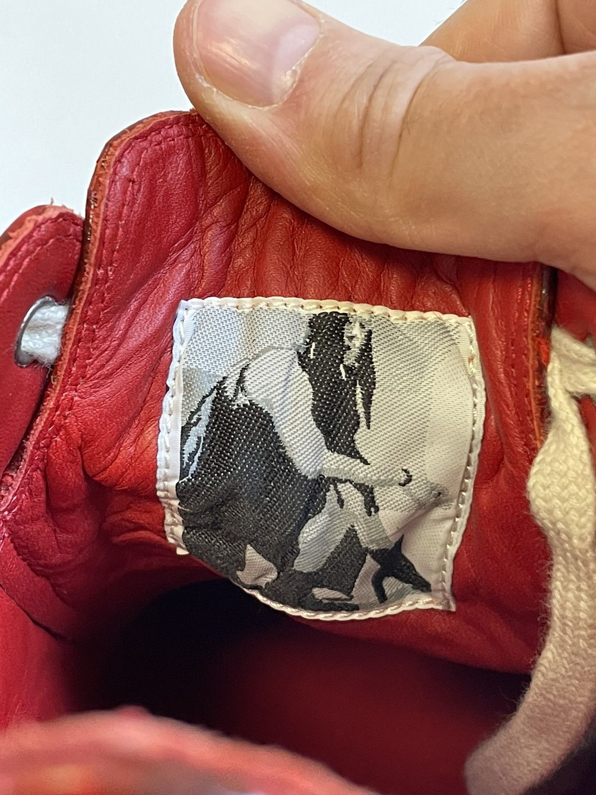 Rick Owens S/S 17 Red Wolf Fish Leather Ramones Sneakers Size US 8 / EU 41 - 8 Thumbnail