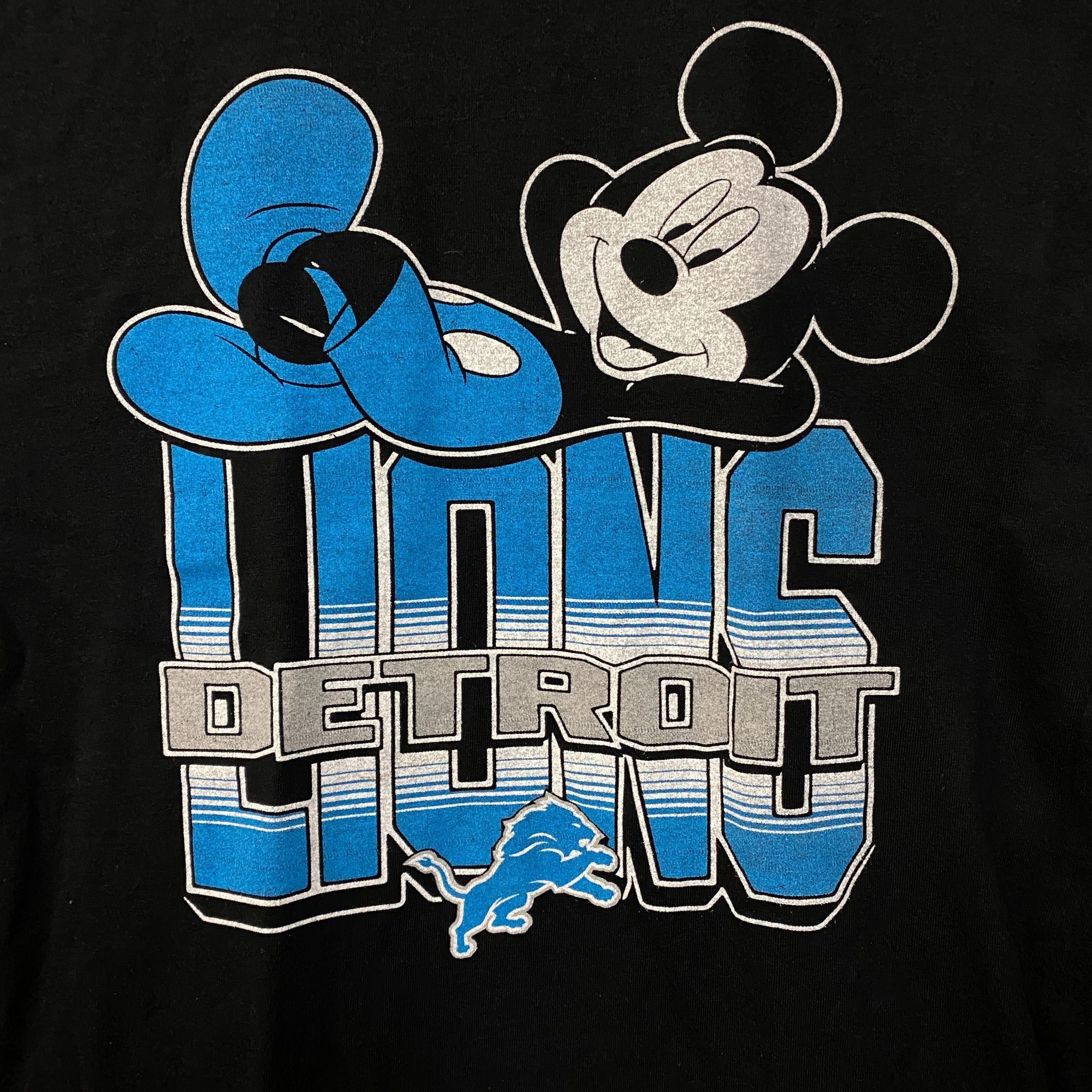 Junk Food Disney x Junk Food NFL Detroit Lions Mickey Mouse Kick Back Size US M / EU 48-50 / 2 - 2 Thumbnail