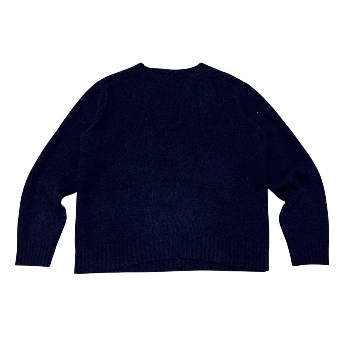 Polo Ralph Lauren × Ralph Lauren × Vintage Iconic Denim Polo Bear Sweaters Size US L / EU 52-54 / 3 - 9 Thumbnail