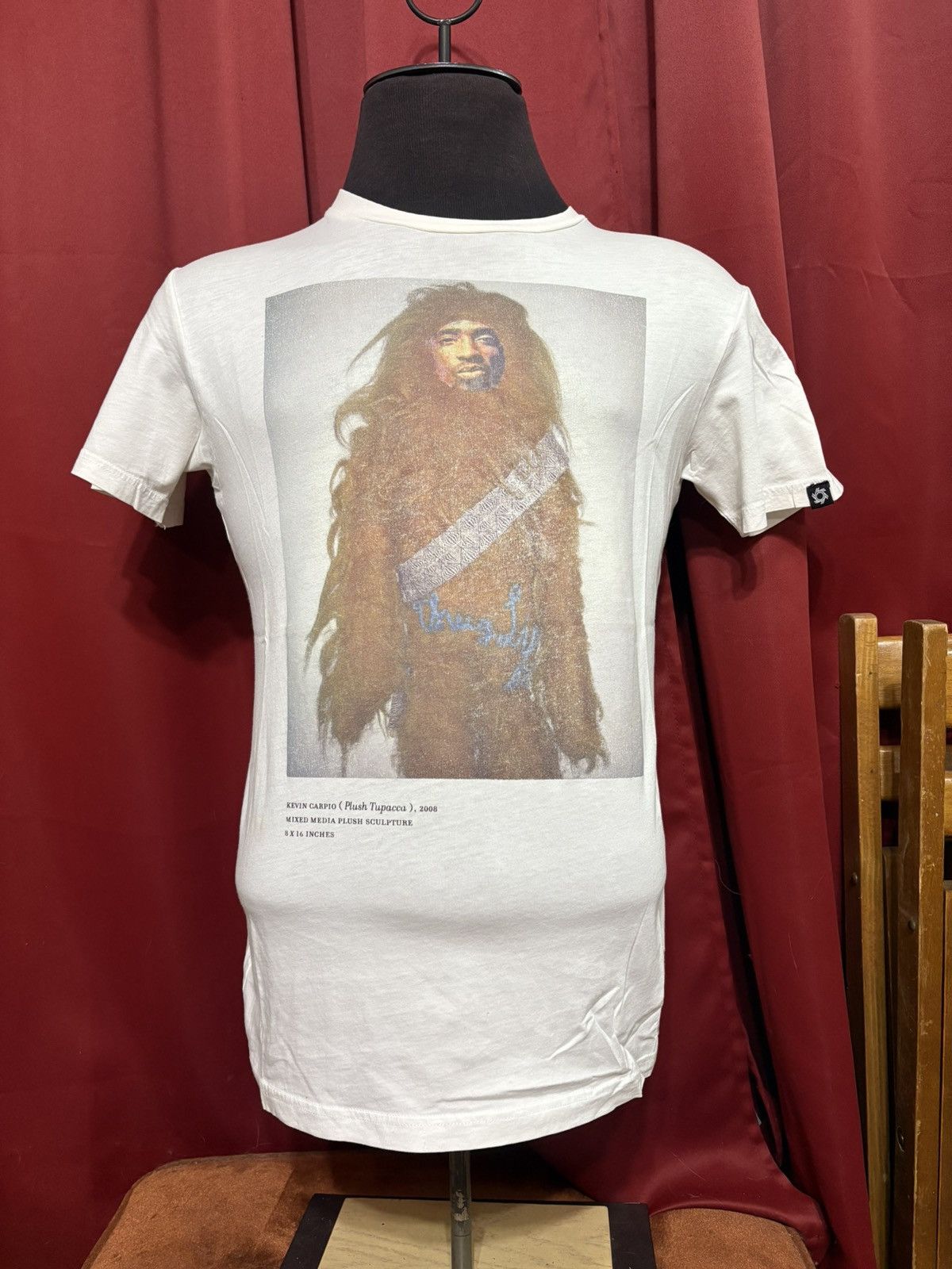 Sixpack France Vintage Sixpack France Tupac Chewbacca Tshirt Y2K Bad Art Size US S / EU 44-46 / 1 - 1 Thumbnail