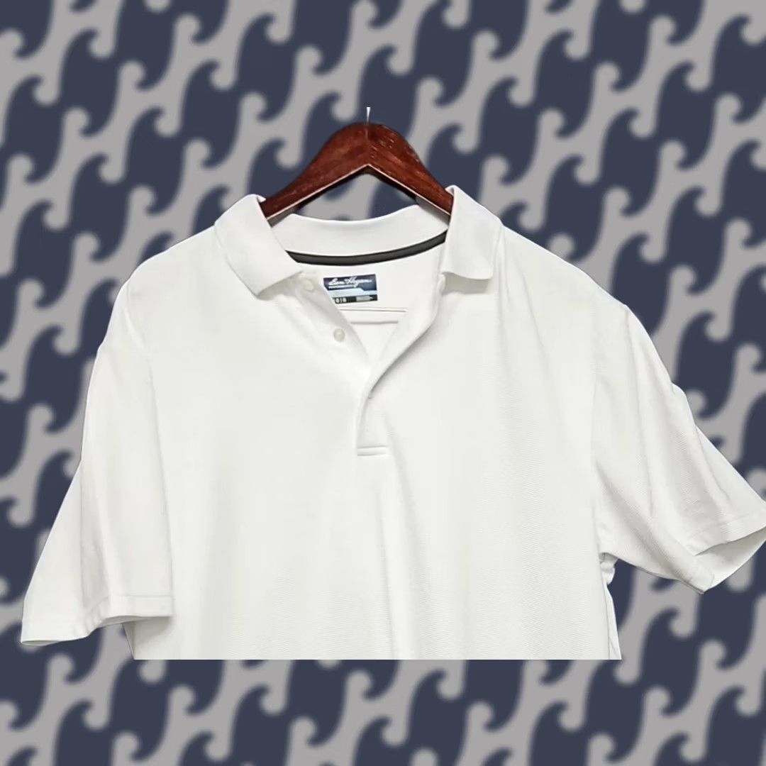 Hogan Ben Hogan Performance Golf Shirt Large Breathable Activewear Athletic Tee Polo Shirt White Mens L Sports Shirt Size US L / EU 52-54 / 3 - 1 Thumbnail