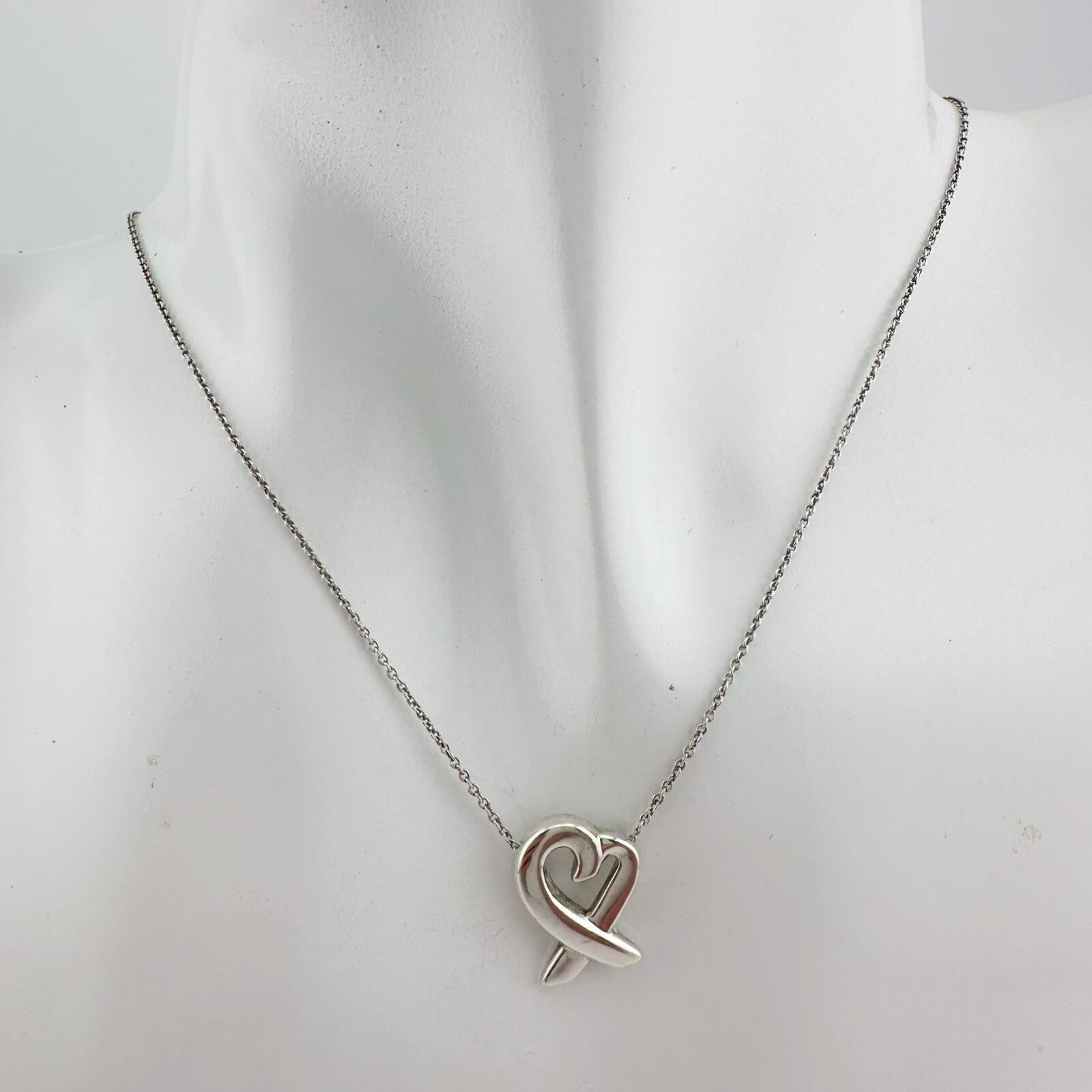 Tiffany & Co. Tiffany & Co Paloma Picasso Loving Heart Pendant Necklace Size ONE SIZE - 3 Thumbnail
