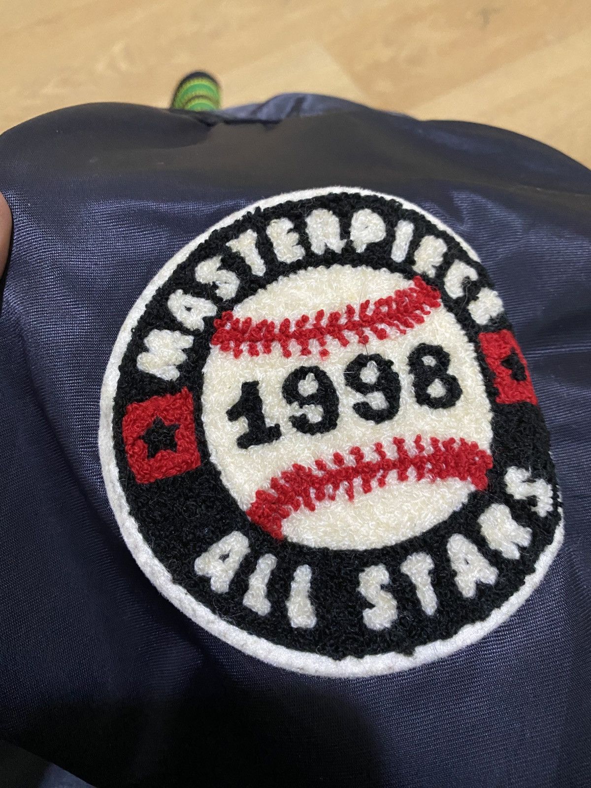 MasterPiece Rare!!! Masterpiece Nylon Stadium Jacket 90s 00s Size US L / EU 52-54 / 3 - 15 Thumbnail