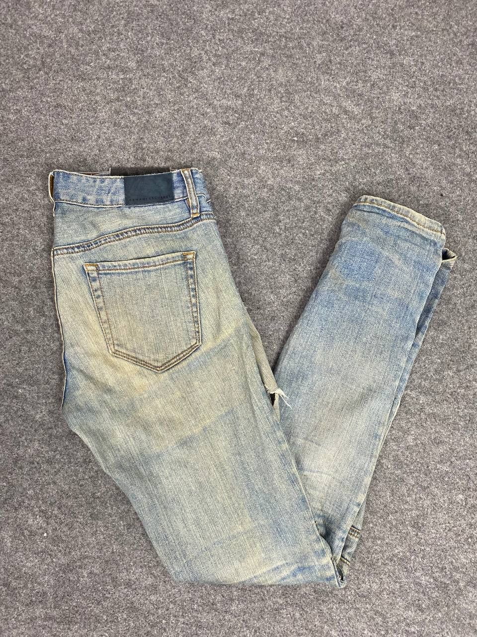Armani armani exchange legging distressed denim Size 30" / US 8 / IT 44 - 2 Thumbnail