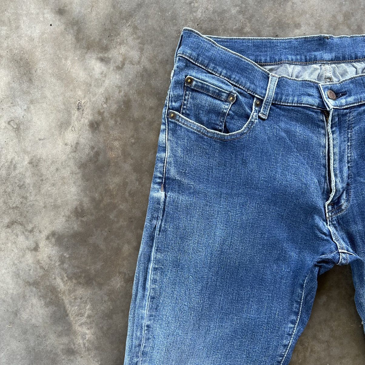 Japanese Brand × Jean × Vintage Vintage Japanese Distressed Faded Denim Jean Pant W31 Size US 31 - 5 Thumbnail