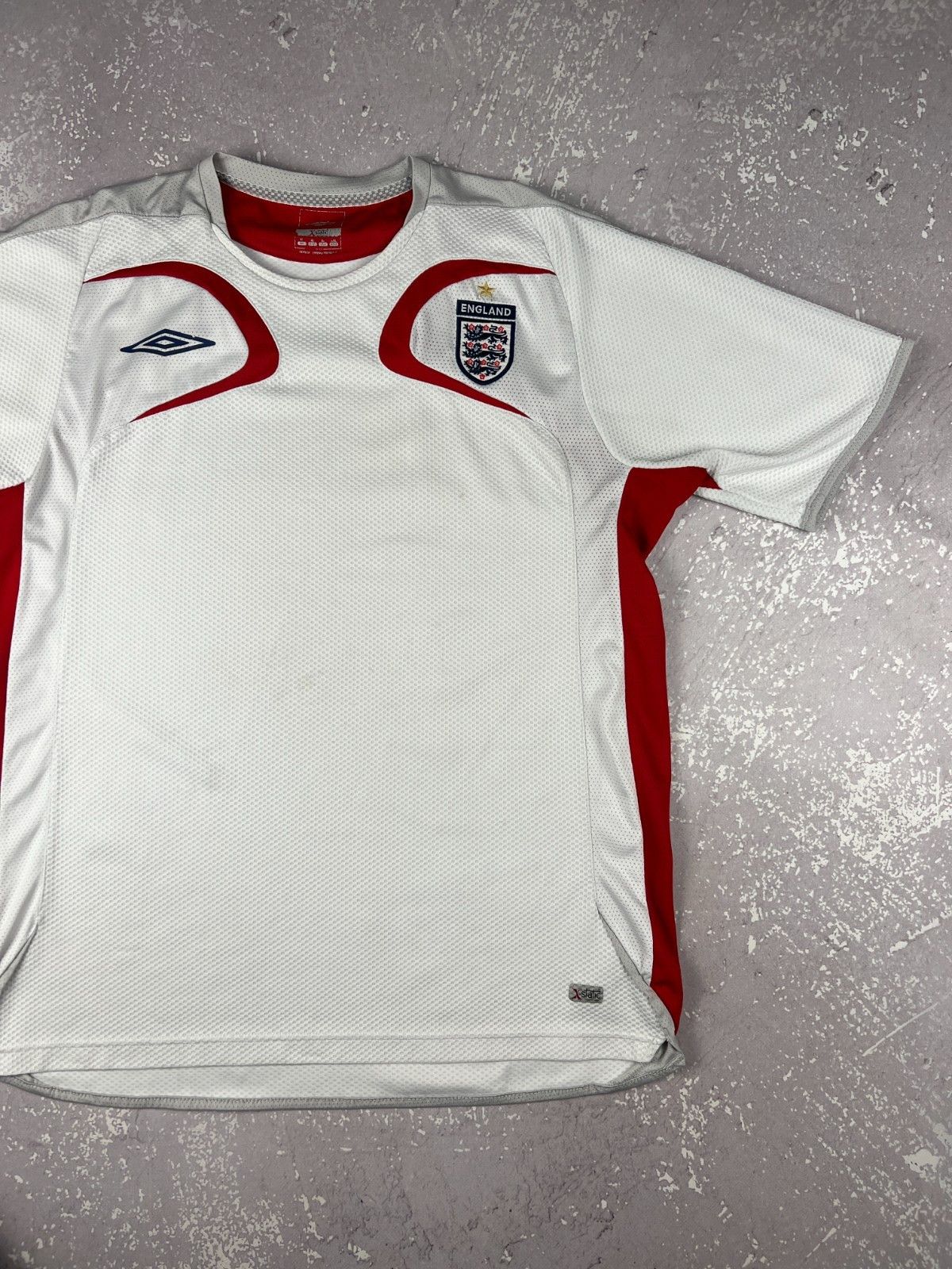 Umbro 2006 2007 Umbro England Team Training Soccer Football Jersey Size US XL / EU 56 / 4 - 2 Thumbnail