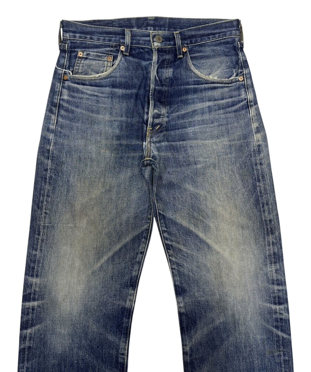 Junya Watanabe × Levi's Vintage Levis Big E Redline Selvedge Jeans Distressed Denim Size US 32 / EU 48 - 9 Thumbnail