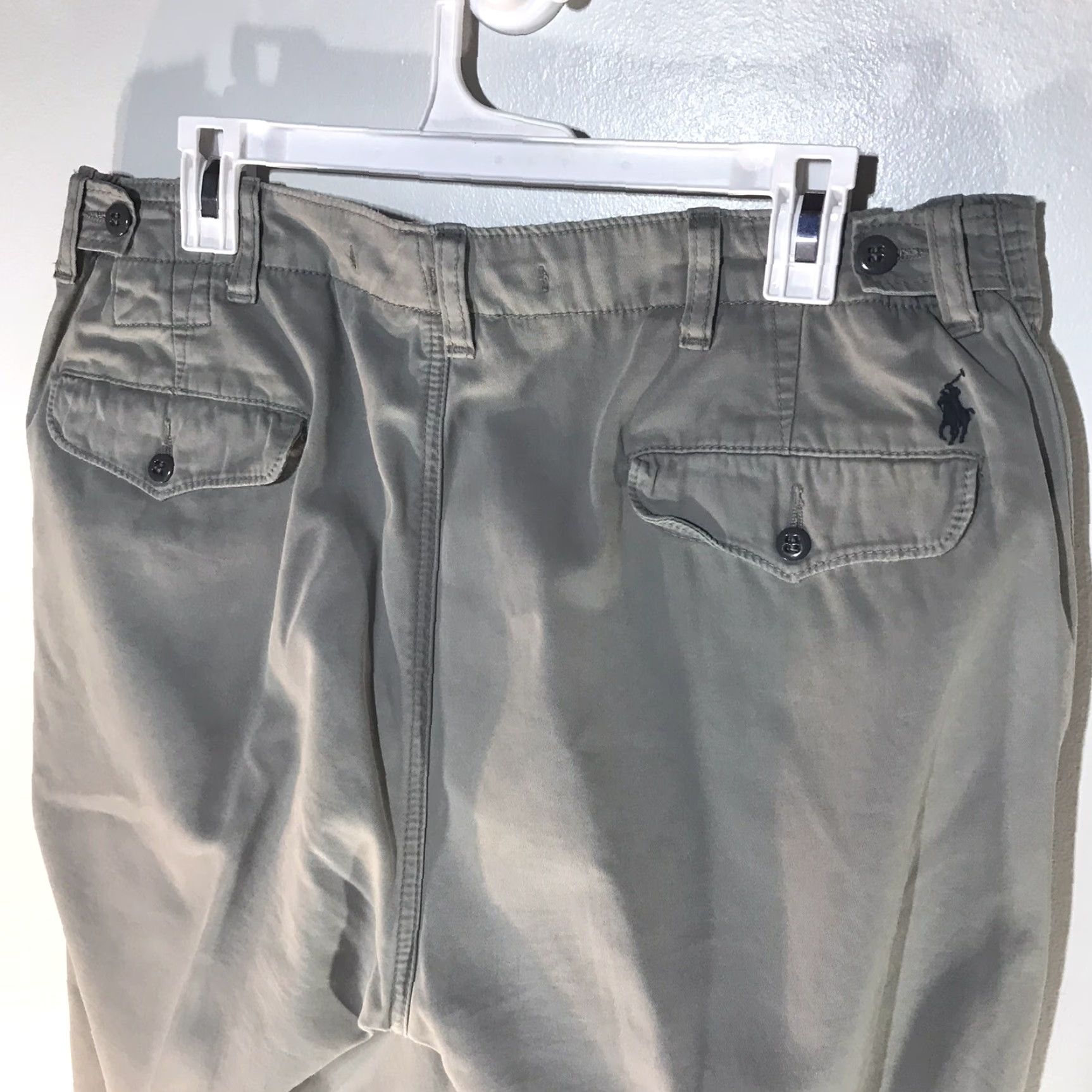 Polo Ralph Lauren VINTAGE Polo Ralph Lauren Khaki Pants Men Regular Waist 35 Inseam 30 Beige Cotton 100% Straight Fit Mens Pants Size US S / EU 44-46 / 1 - 5 Thumbnail