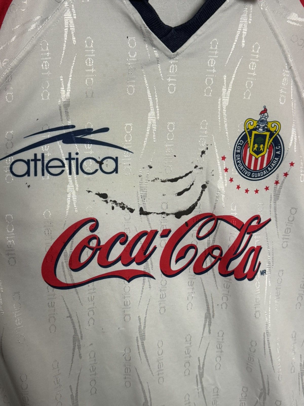 Atletica Chivas de Guadalajara 98/99 Away Football Soccer Jersey Size US S / EU 44-46 / 1 - 3 Thumbnail