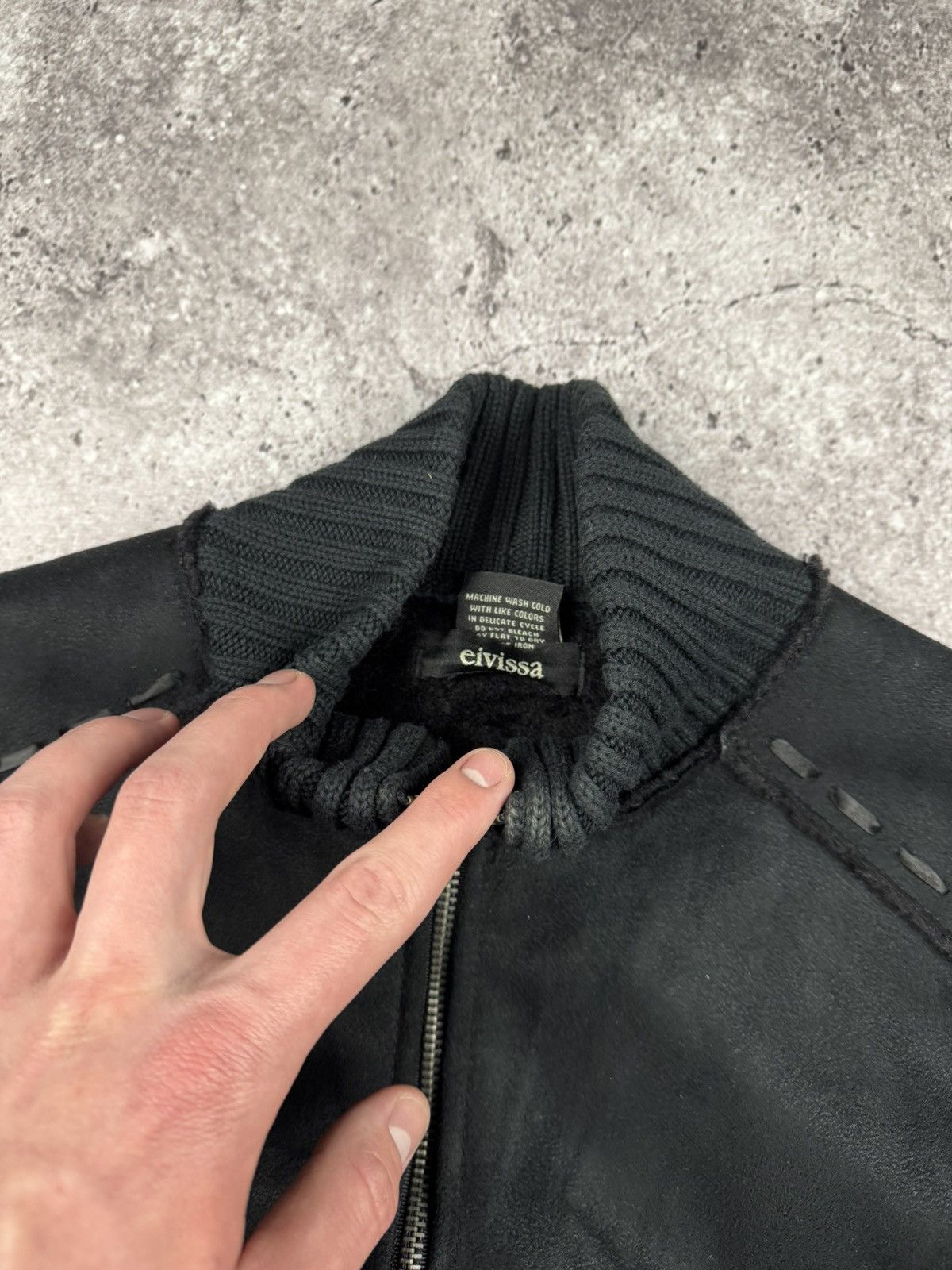20471120 × Seditionaries VINTAGE Y2K AVANT GARDE PUNK KNITTED OPIUM JACKET RICK STYLE Size US S / EU 44-46 / 1 - 7 Thumbnail