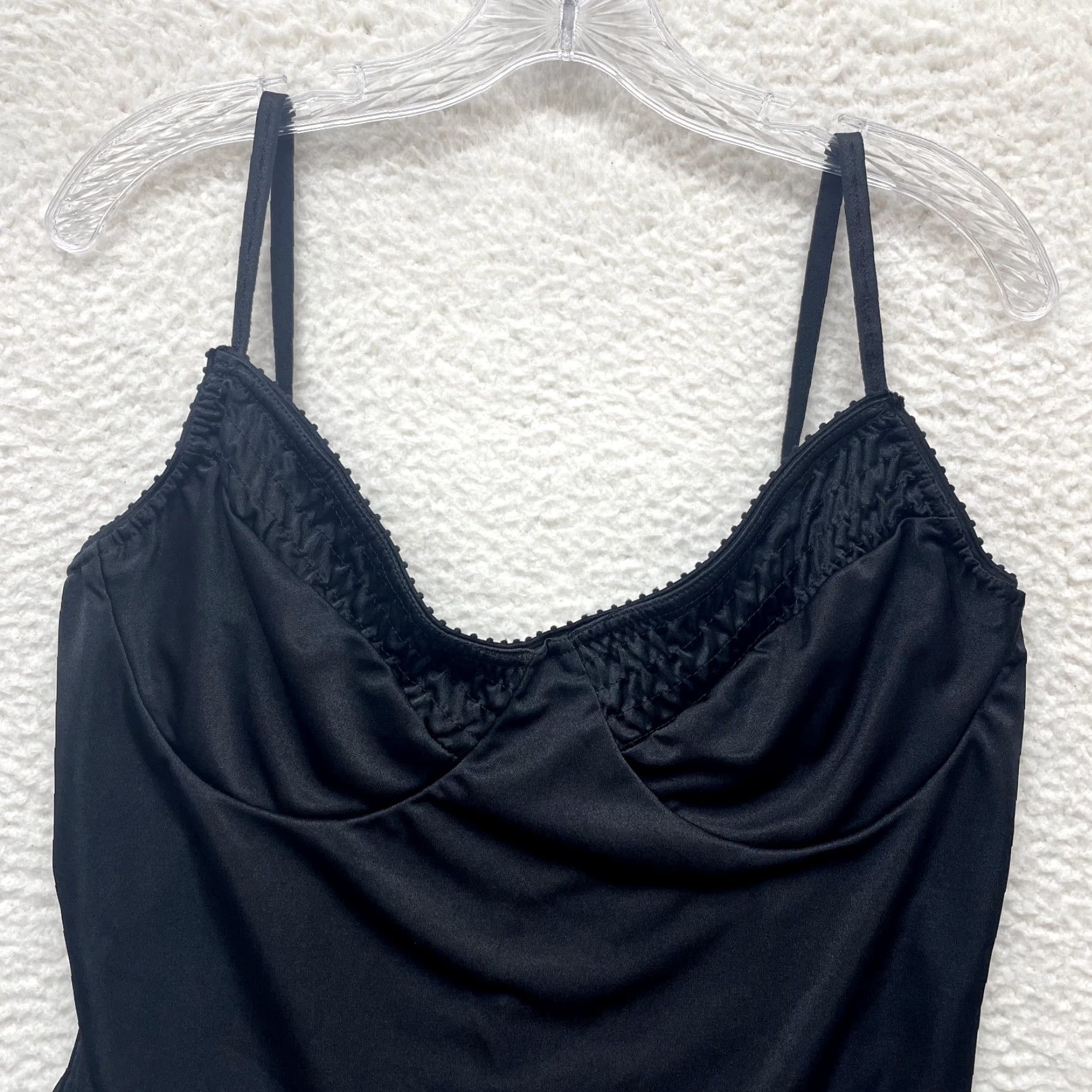 Vintage VINTAGE Y2K Camisole Tank Top 1X 2X Fairy Goth Grunge Whimsigoth Plus Size Dreamgirl Black Shirt Women Mens Size XL / US 12-14 / IT 48-50 - 3 Thumbnail