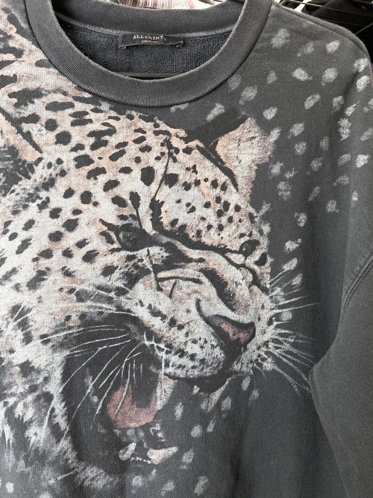 Allsaints All Saints Tiger Full Print Sweatshirt Size US M / EU 48-50 / 2 - 4 Thumbnail