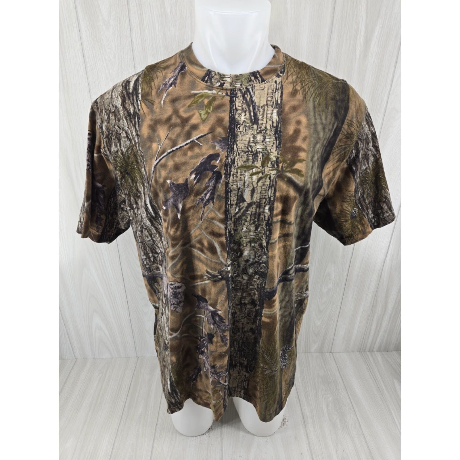 Vintage VINTAGE Longleaf Camo T-Shirt Men XL Short Sleeve Hunting Skater Cotton Shirt Size US XL / EU 56 / 4 - 2 Thumbnail