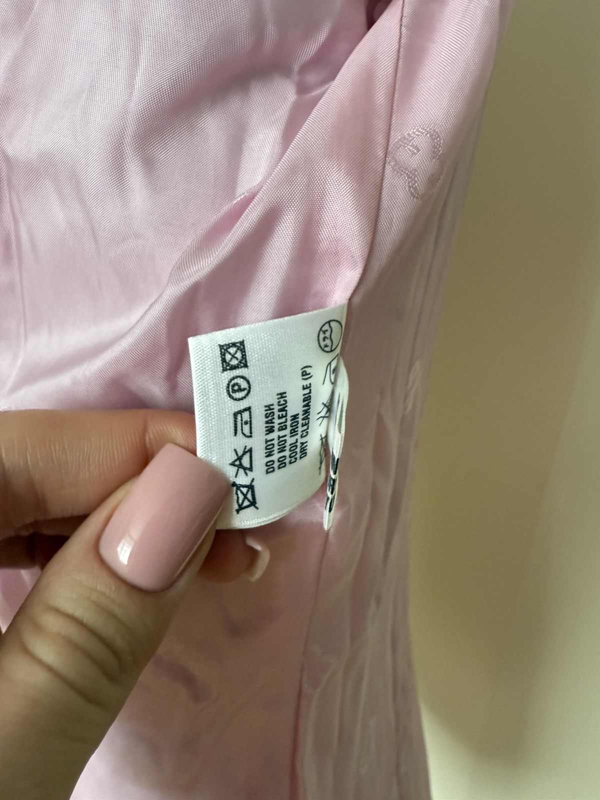 Escada Escada Vintage Quilted Jacket – Pink Satin Size M / US 6-8 / IT 42-44 - 8 Thumbnail