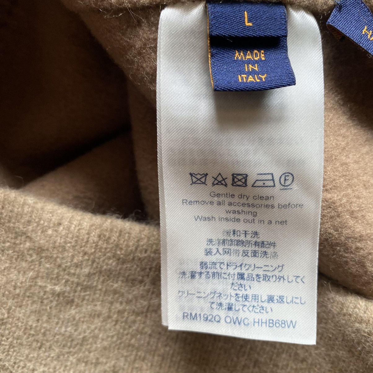 Louis Vuitton Fall19 Staples Edition Double Face Wool Hoodie Size US L / EU 52-54 / 3 - 11 Thumbnail