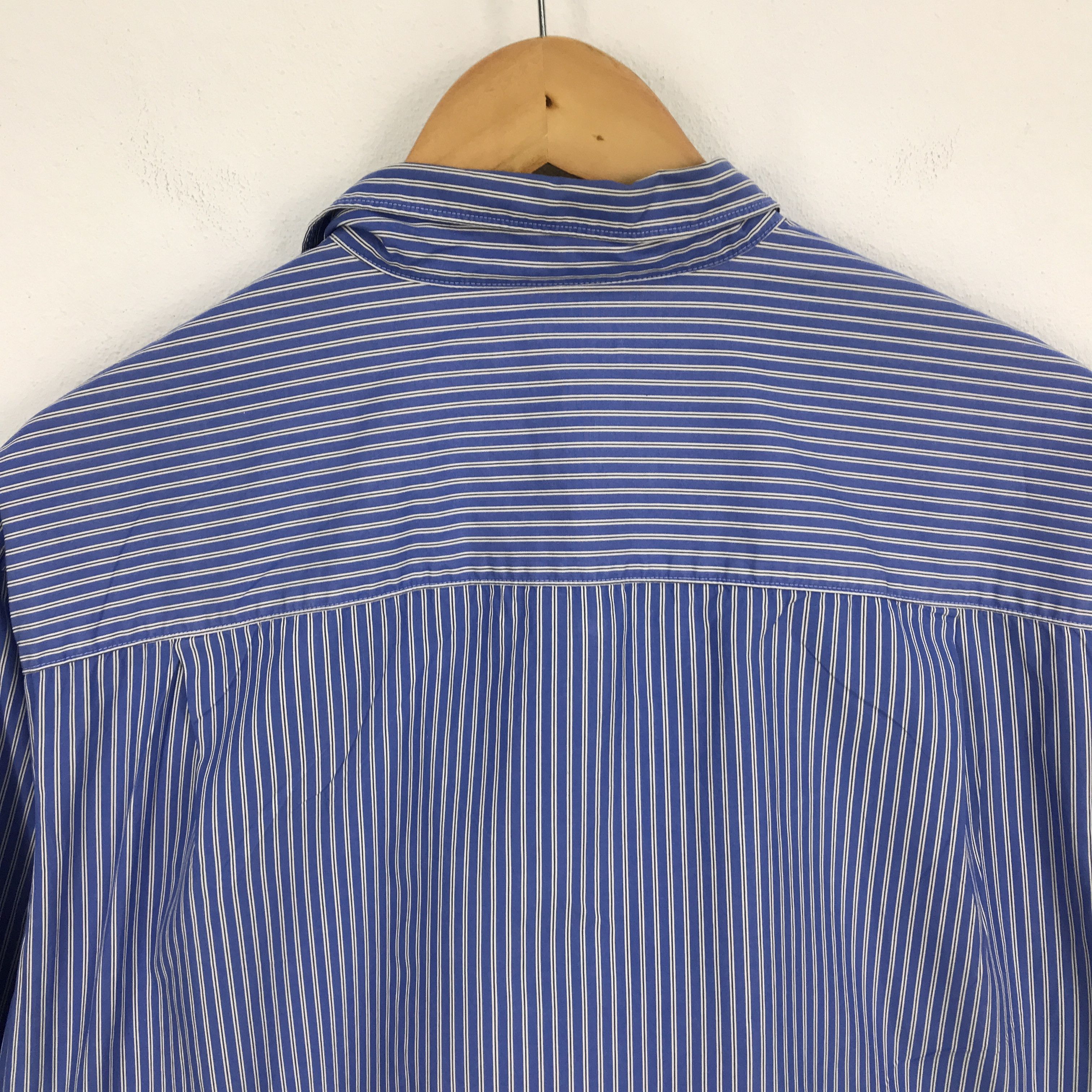 Jill Sander x uniqlo stripped button jacket