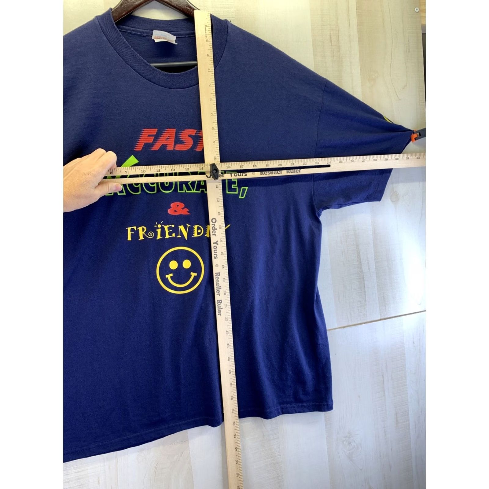 Vintage VINTAGE McDonald's Shirt Mens XL Graphic Tee 1990s Blue Single Stitch T Shirt Size US XL / EU 56 / 4 - 7 Thumbnail