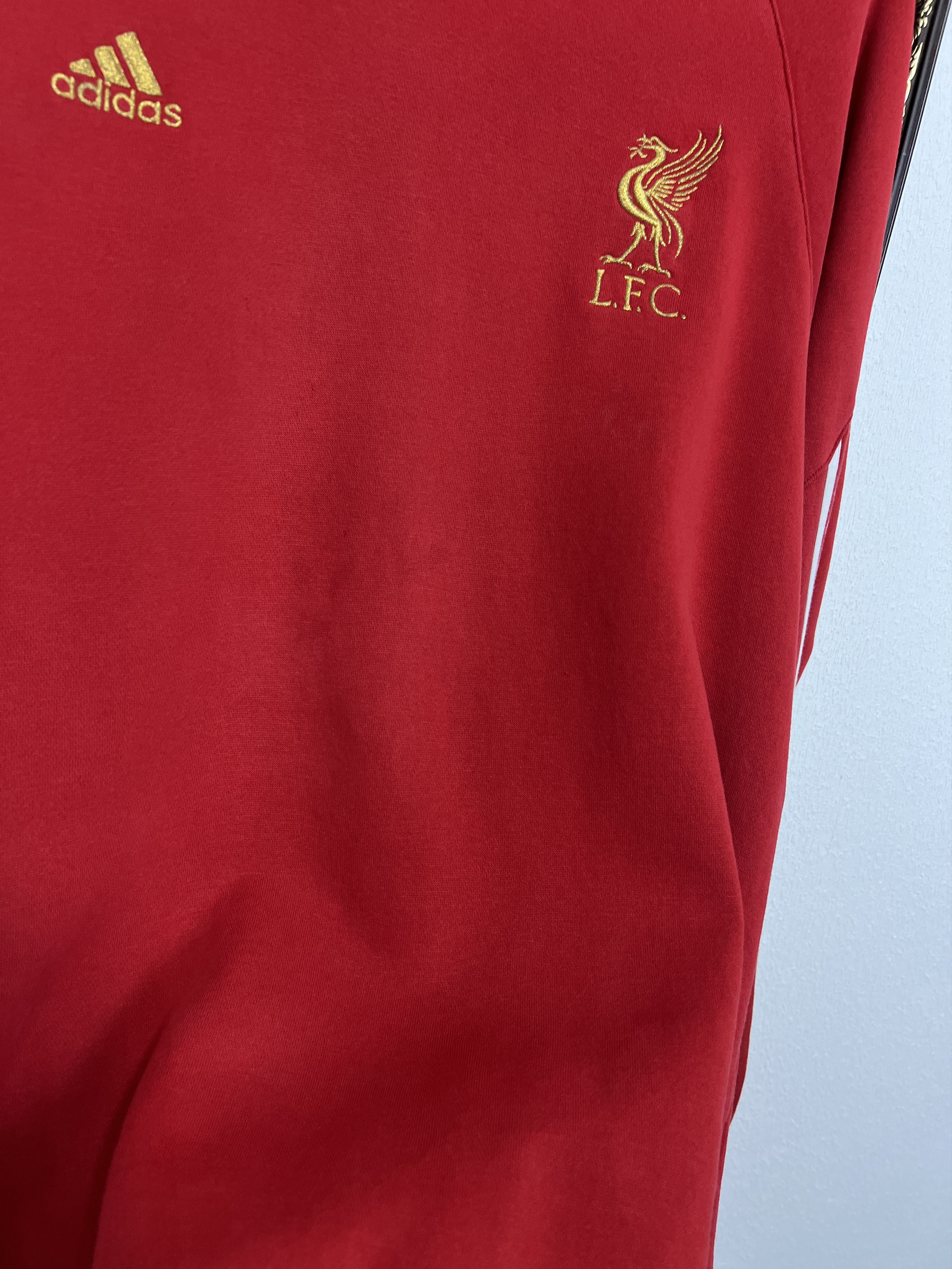Adidas Vintage Adidas Liverpool Football Sweatshirt Jacket Crewneck Size US L / EU 52-54 / 3 - 5 Thumbnail