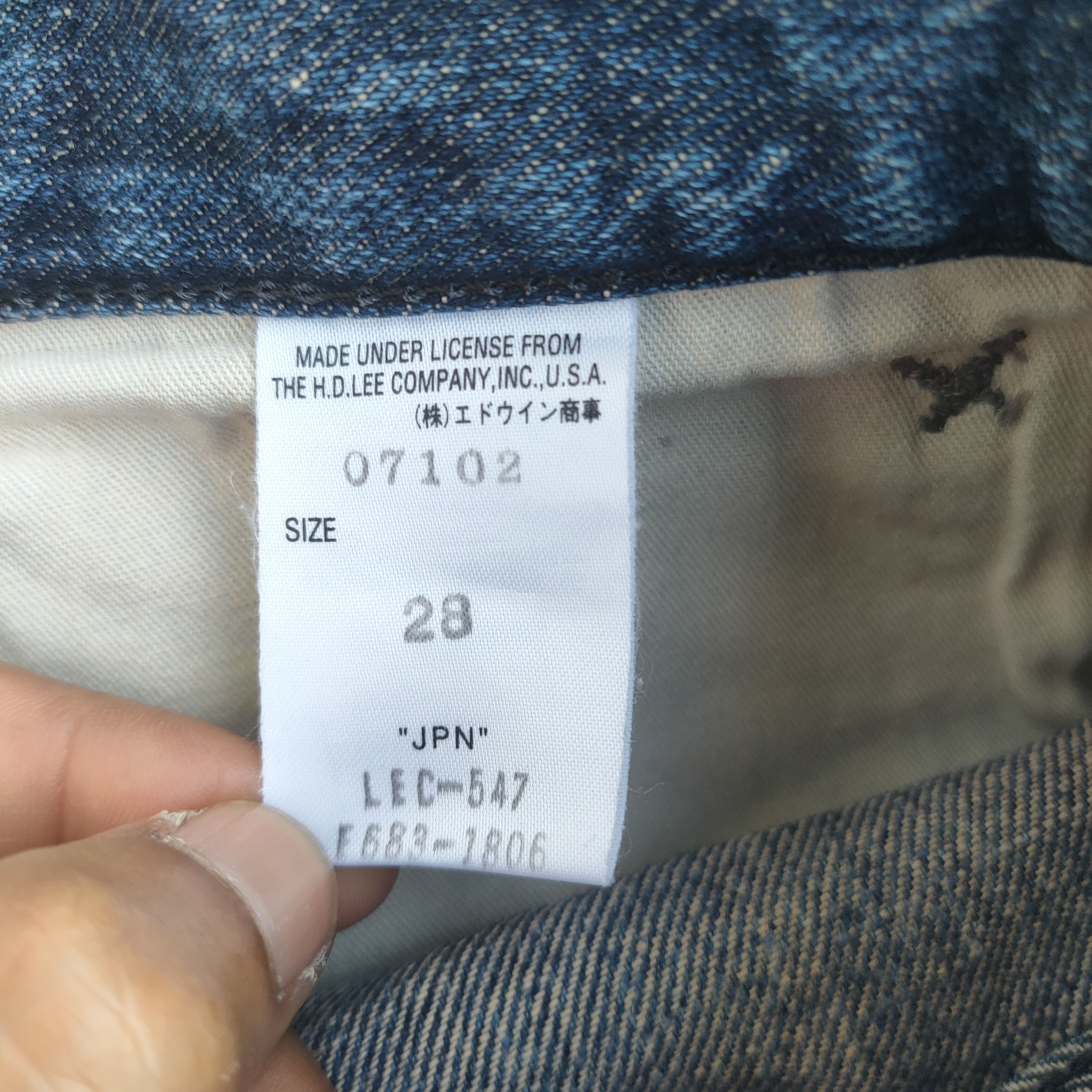 Lee VINTAGE LEE FLARE FADED JEANS DENIM PANTS Size US 31 - 12 Thumbnail