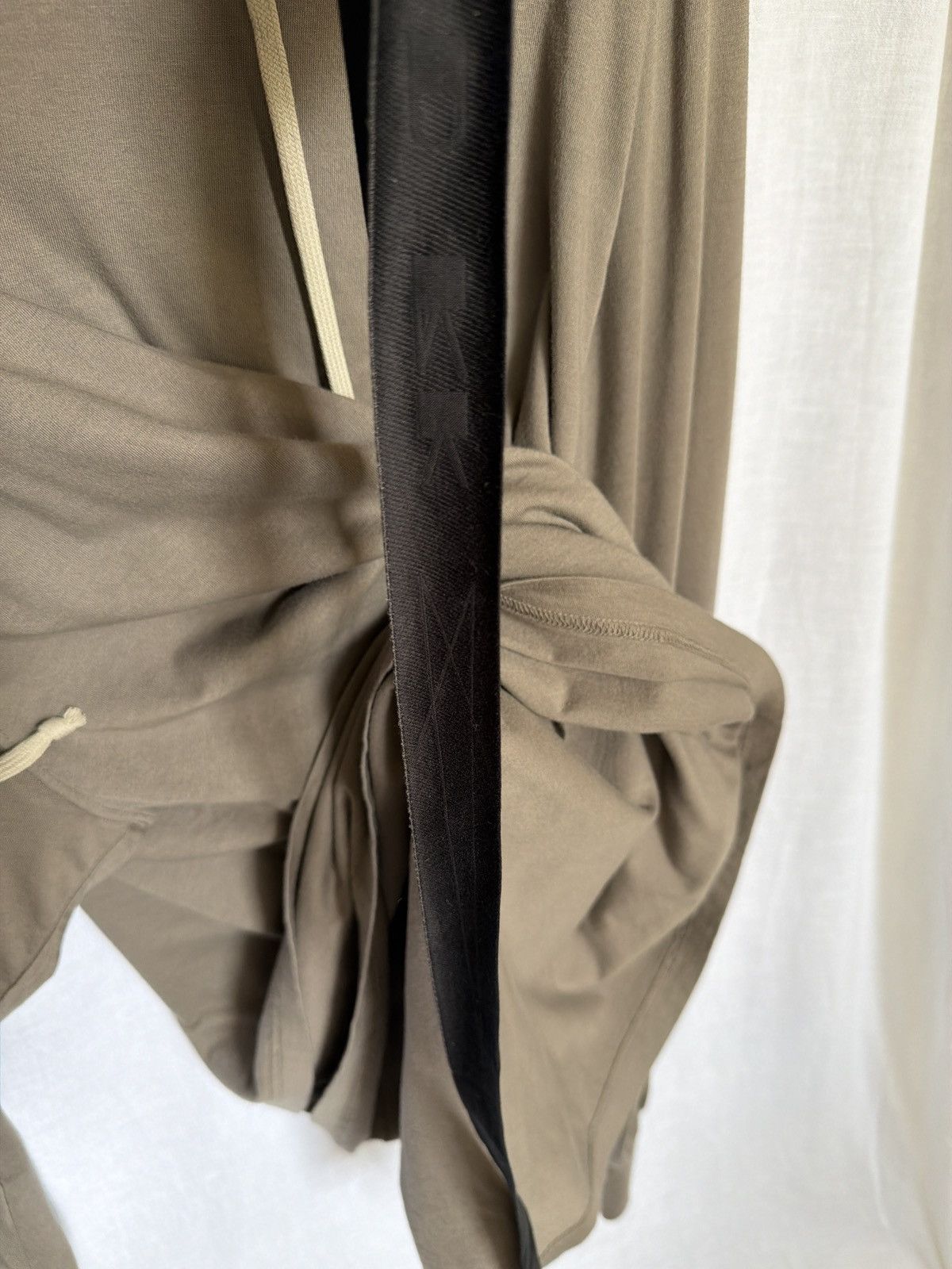 Rick Owens Drkshdw Grey cotton hoodie double layer Size US XL / EU 56 / 4 - 5 Thumbnail
