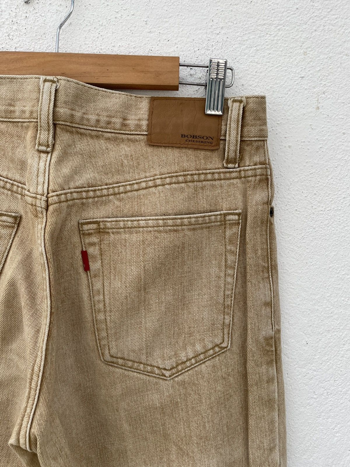Japanese Brand Bobson Chessking Flare Jeans Size US 28 / EU 44 - 11 Thumbnail