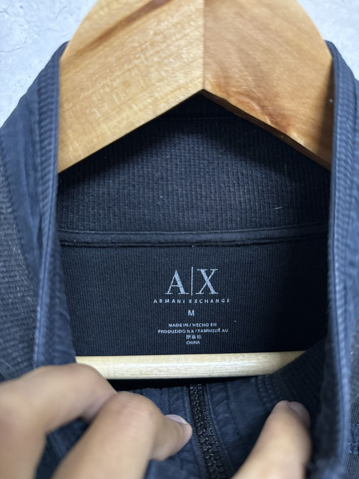 Armani Exchange 2000s Archival Armani Exchange Half Zip Sweatshirt Size US M / EU 48-50 / 2 - 5 Thumbnail