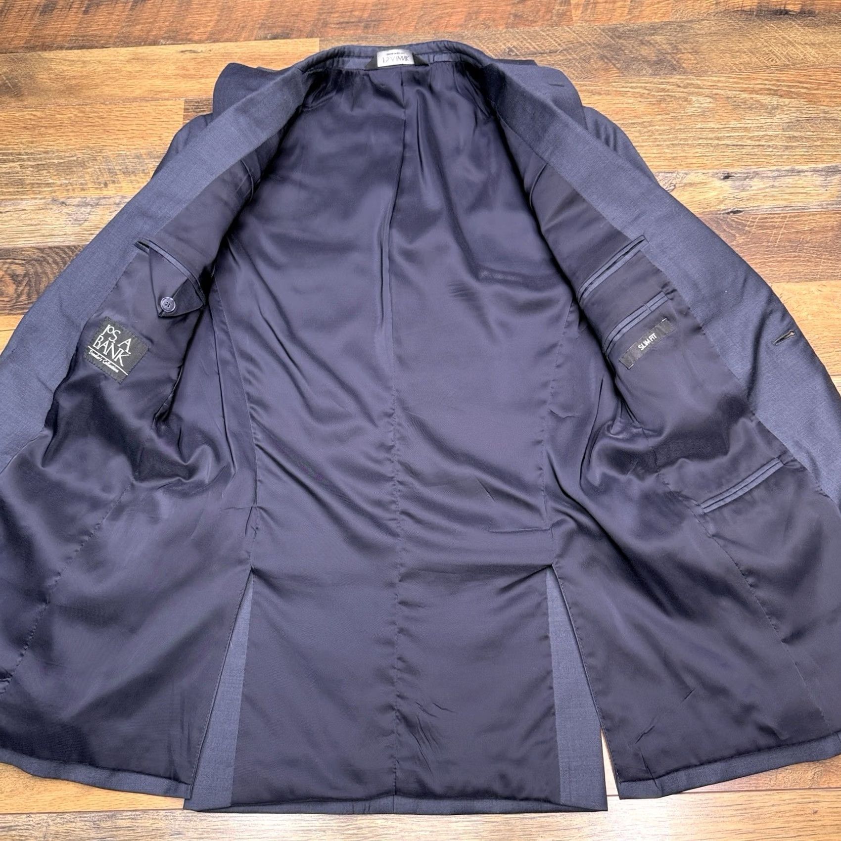 Jos. A. Bank Jos A Bank Travelers Collection Suit Jacket 38 Long Wool Blazer Size 38R - 3 Thumbnail
