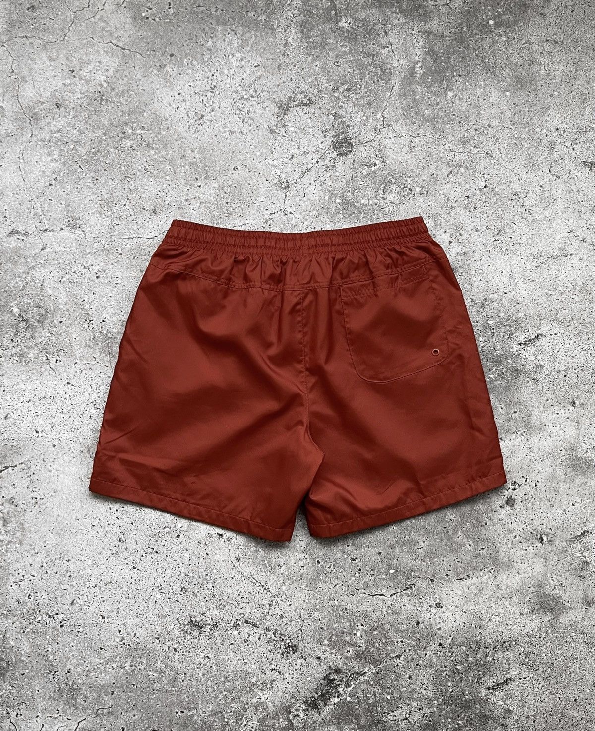 Nike Vintage Nike Nylon Shorts Mini Logo Drill Y2K Size US 32 / EU 48 - 3 Thumbnail