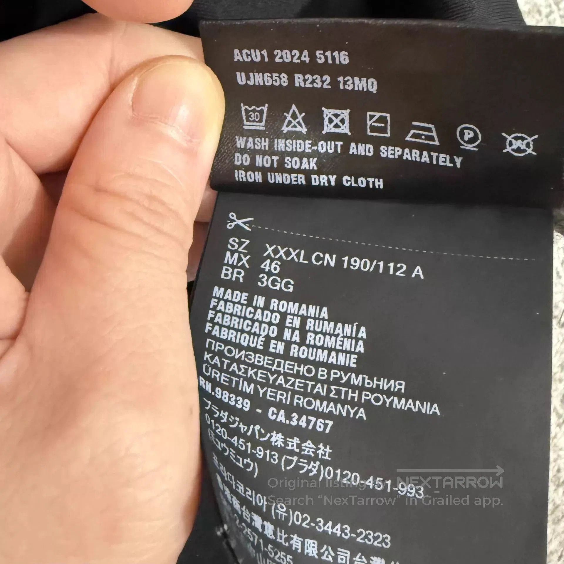 Prada Black Short. Size US XXL / EU 58 / 5 - 5 Thumbnail