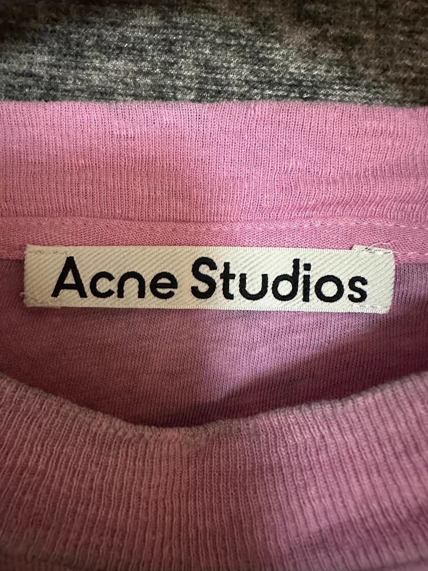 Acne Studios Acne Studios 1996 Pink XXS Logo T-shirt Size XS / US 0-2 / IT 36-38 - 3 Thumbnail