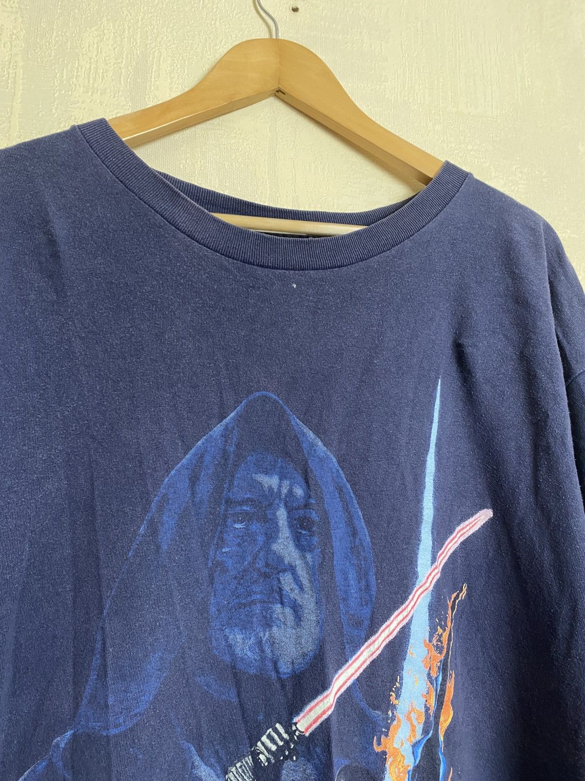 Star Wars 🔥 Star Wars 1996 Obi Wan Darth Vader Lucasfilm T Shirt Movie Size US XL / EU 56 / 4 - 4 Thumbnail