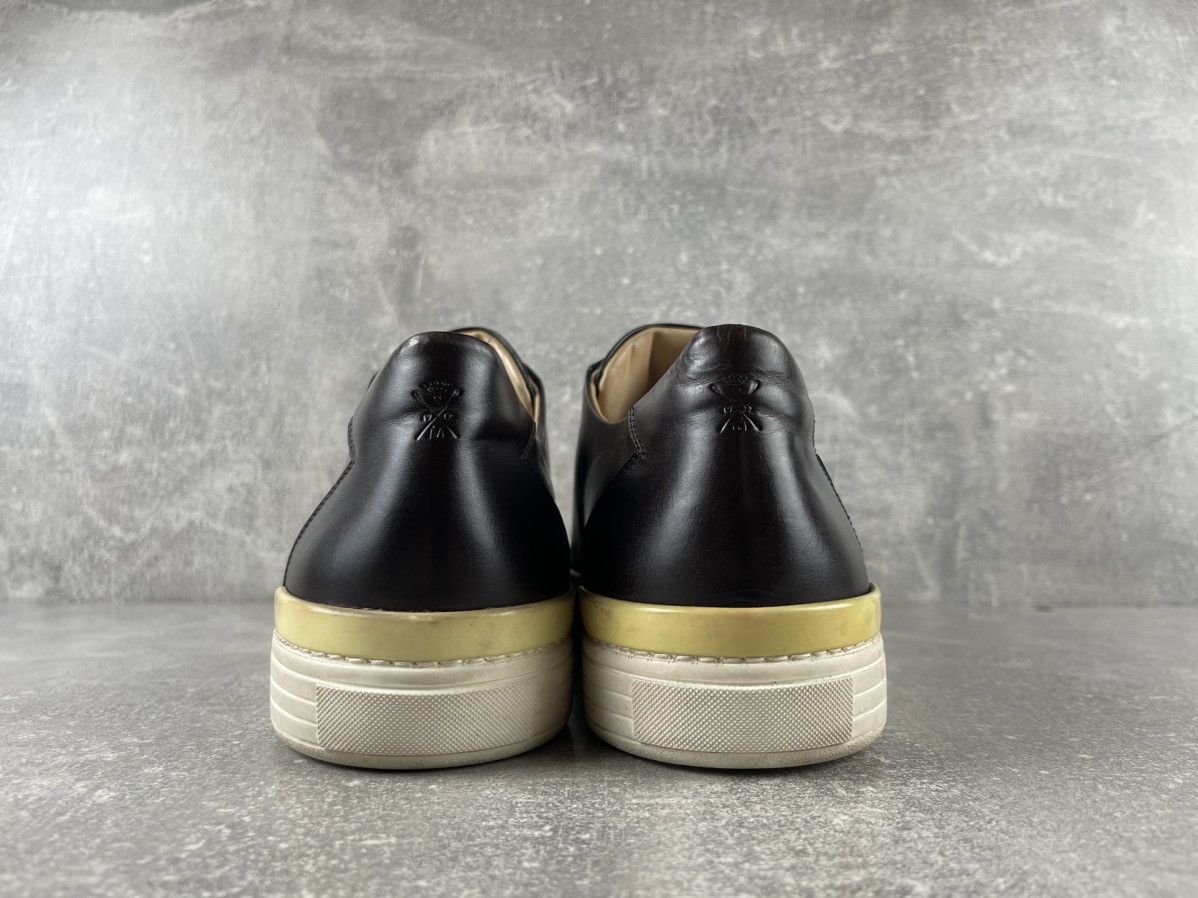 Sutor Mantellassi Sutor Mantellassi Old Money Leather Sneakers Dark Brown Size US 9 / EU 42 - 6 Thumbnail