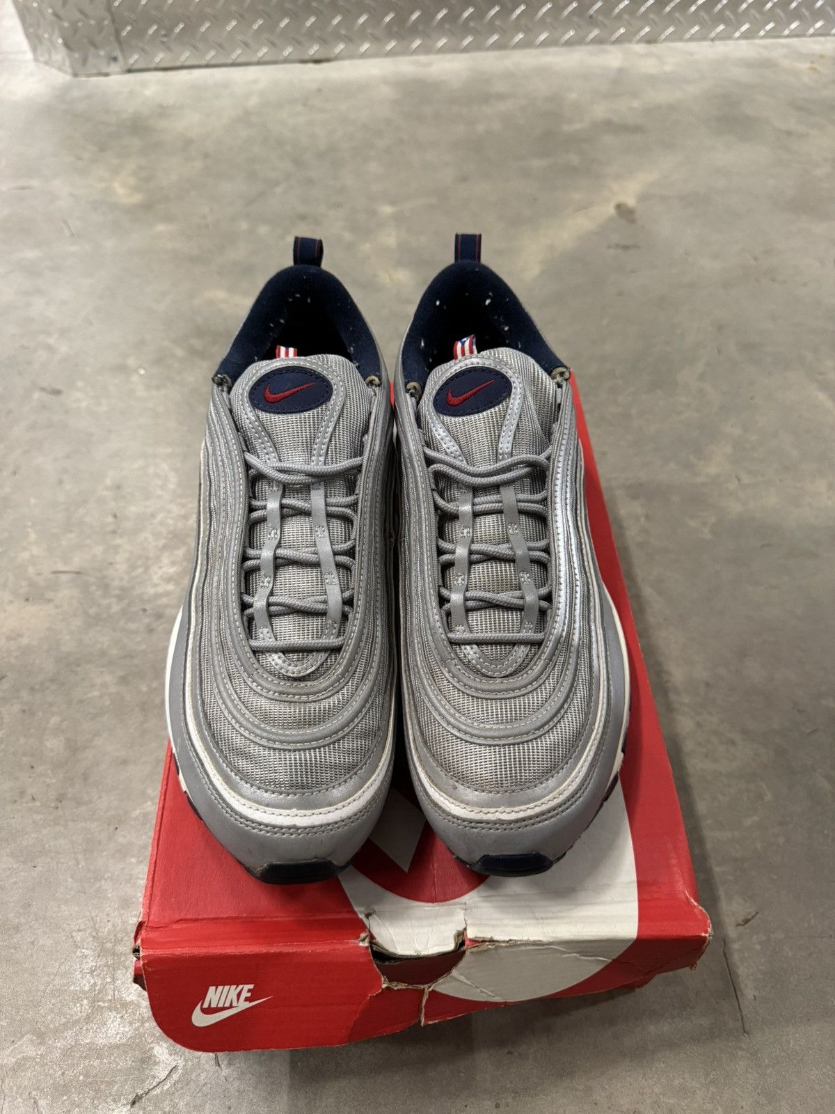 Nike Nike Air Max 97 QS Puerto Rico Size 12 Size US 12 / EU 45 - 4 Thumbnail