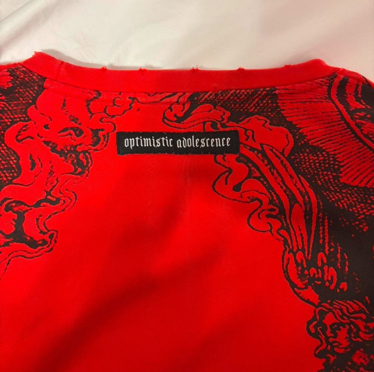 Other Optimistic adolescence red skeleton sweatshirt Size US L / EU 52-54 / 3 - 2 Thumbnail