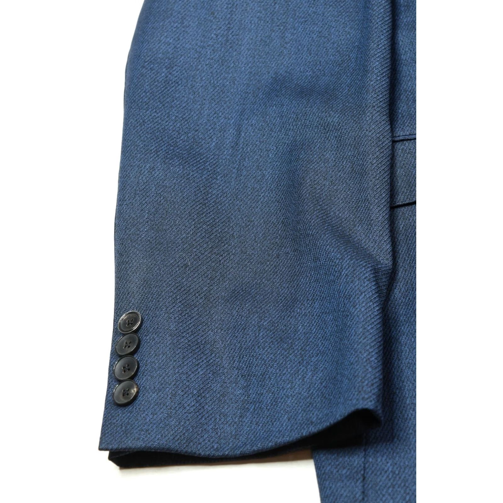 Hugo Boss HUGO BOSS Blazer Blue Wool Super 130s Guabello Two-Button Slim Fit Jacket/L Blazer Size 42R - 5 Thumbnail
