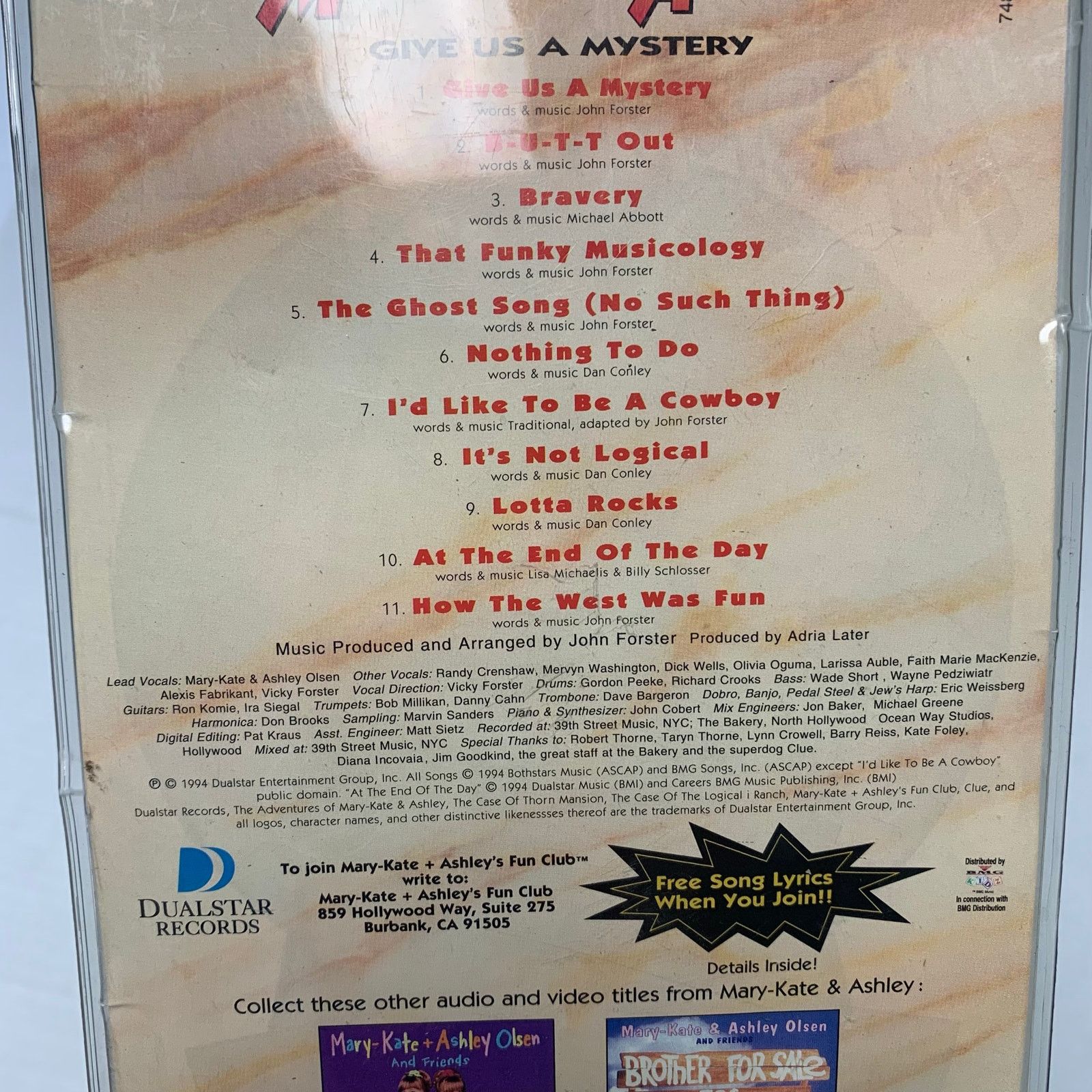 Vintage Adventures of Mary Kate + Ashley Olsen Tape SEALED 1994 Size ONE SIZE - 3 Thumbnail
