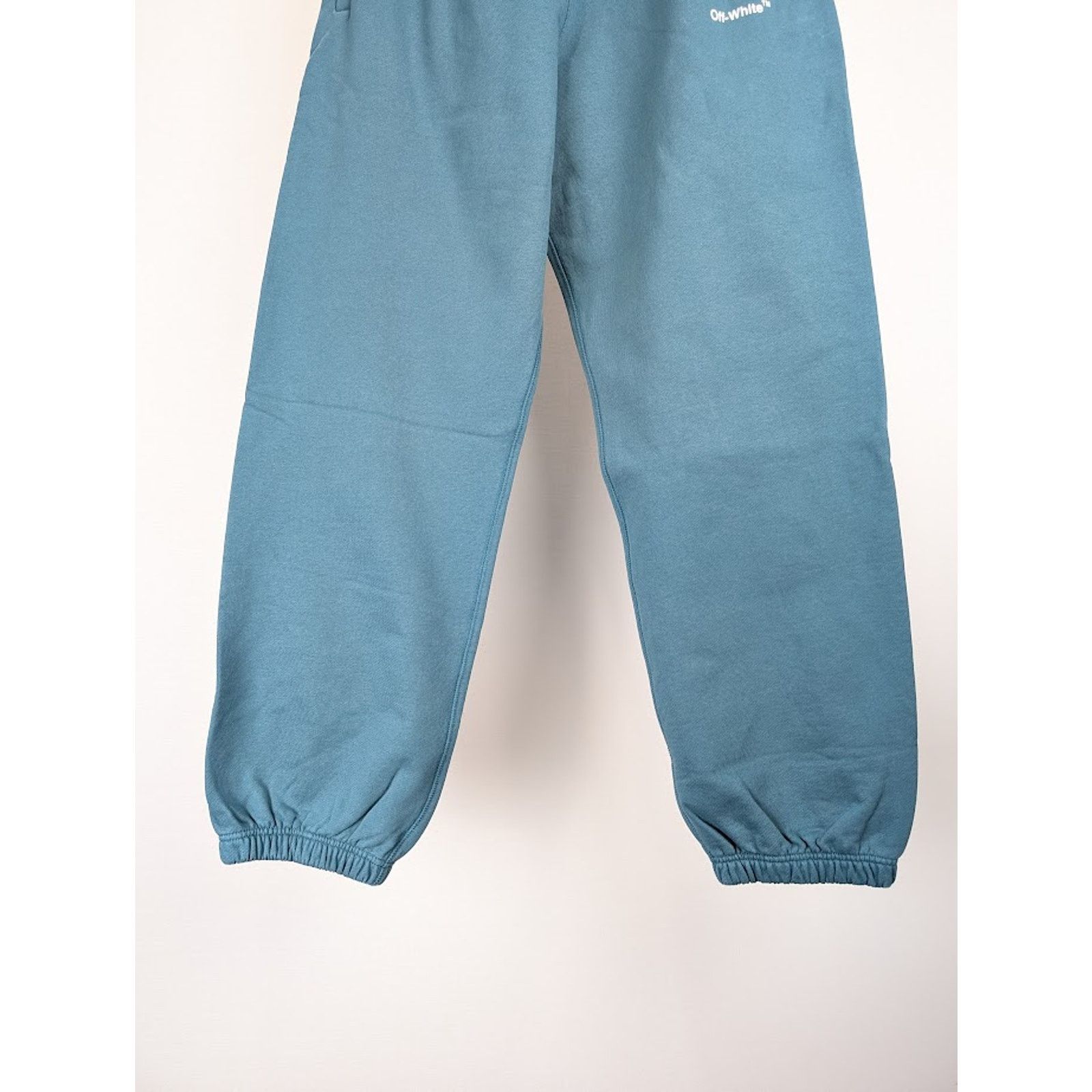 Off-White o1rshd1 Chain Arr Slim Sweatpants & Jogger Duck Green/White Size US 32 / EU 48 - 5 Thumbnail