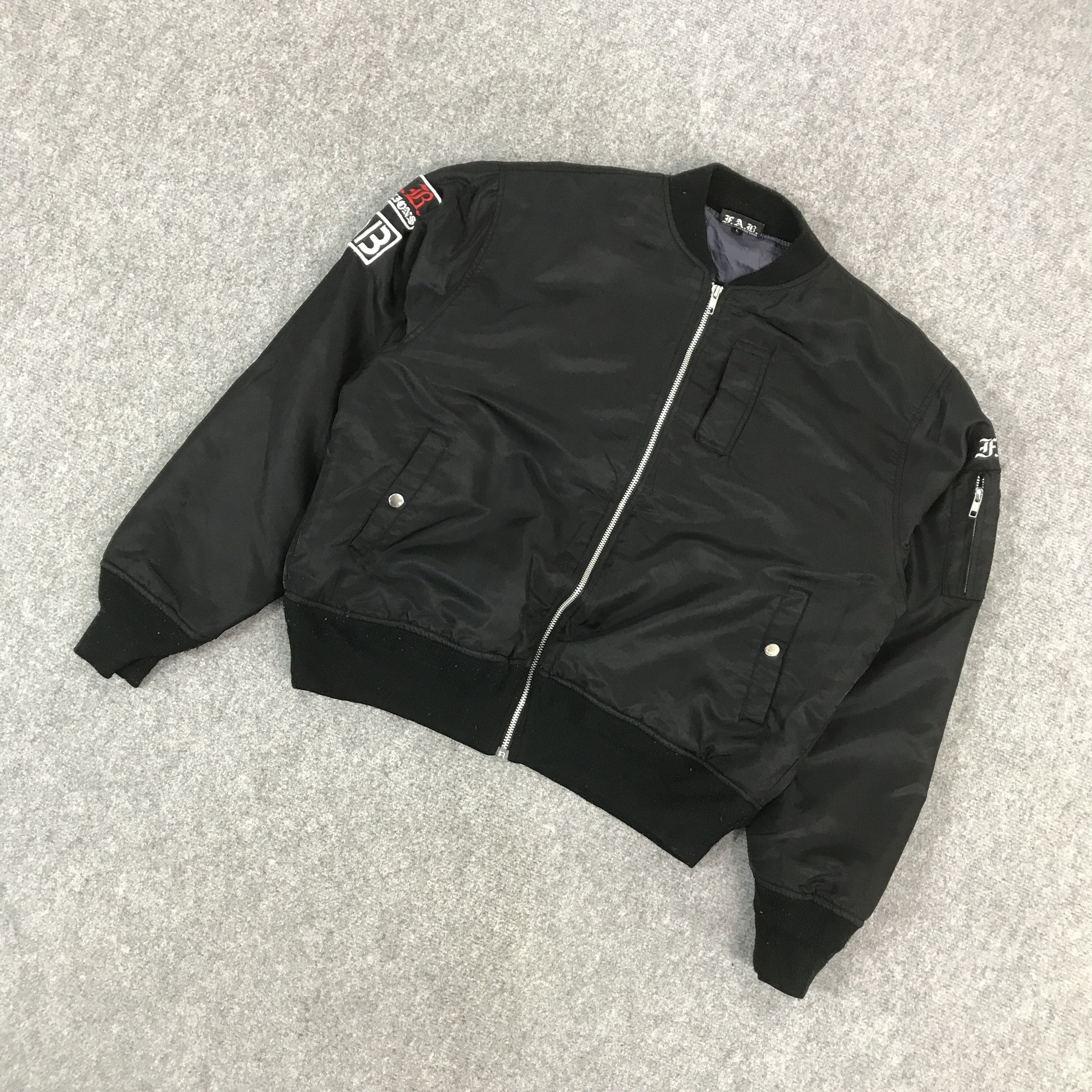 Japanese Brand JAPAN STYLE FAB BOMBER JACKET Size US L / EU 52-54 / 3 - 5 Thumbnail