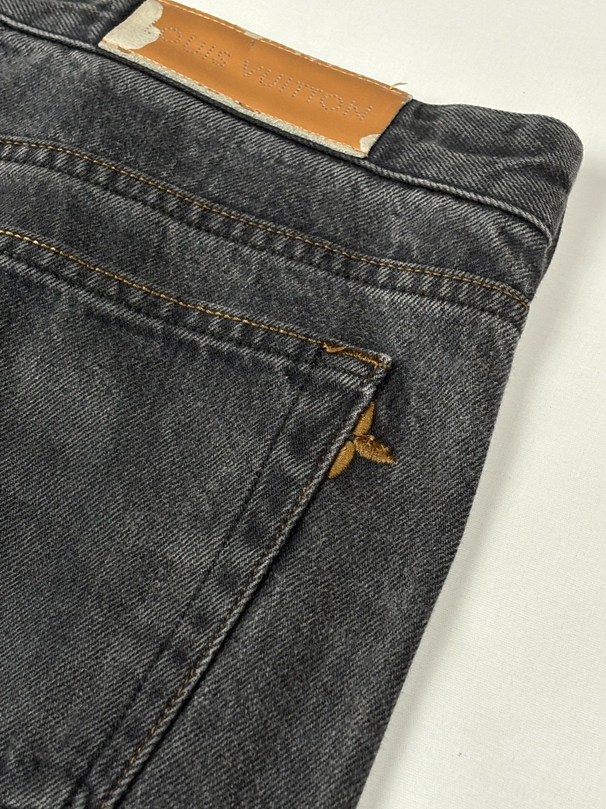 Louis Vuitton F/W 2009 Marc Jacobs Era Denim Jeans Size US 35 - 13 Thumbnail
