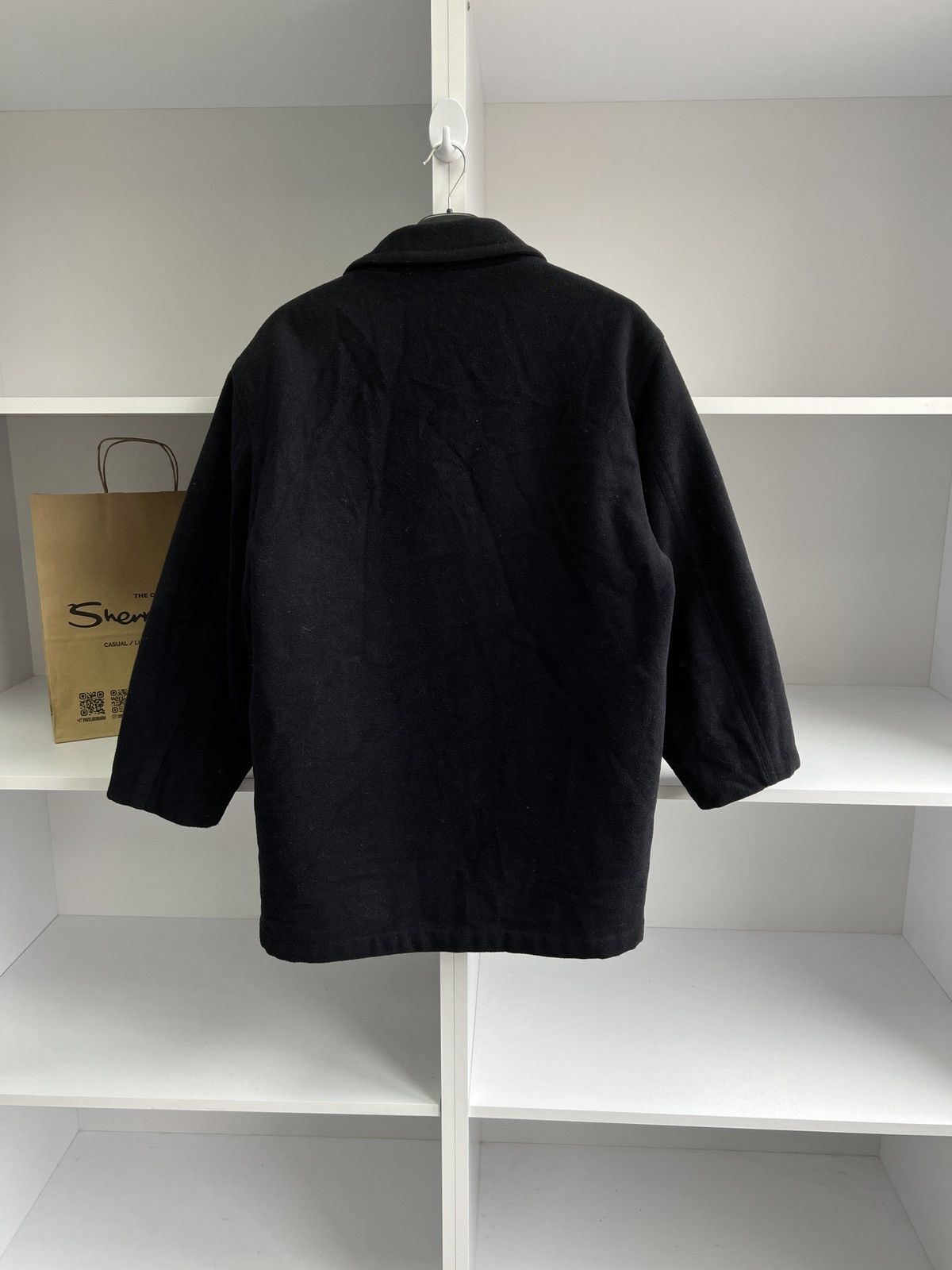 Lacoste × Vintage Lacoste Vintage Wool Bomber Jacket Lined Dark Navy Size US M / EU 48-50 / 2 - 12 Thumbnail