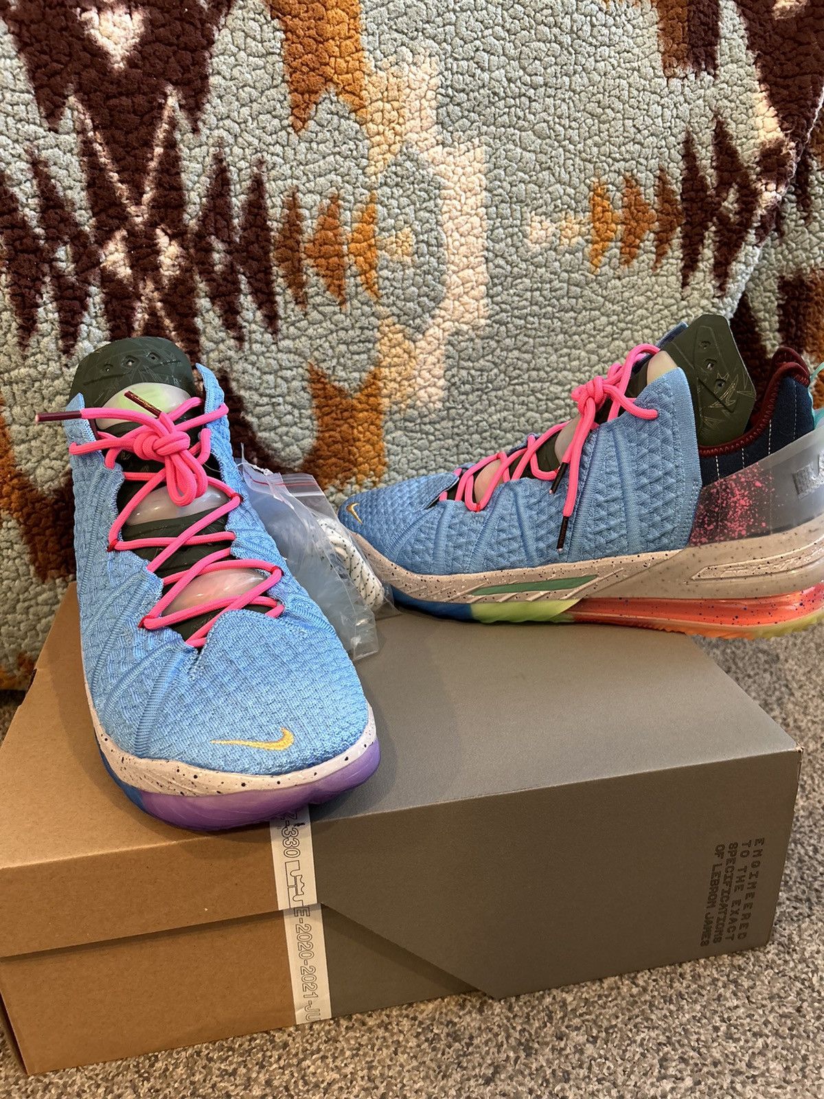 Nike LeBron 18 Best Of 1-9 Light Blue