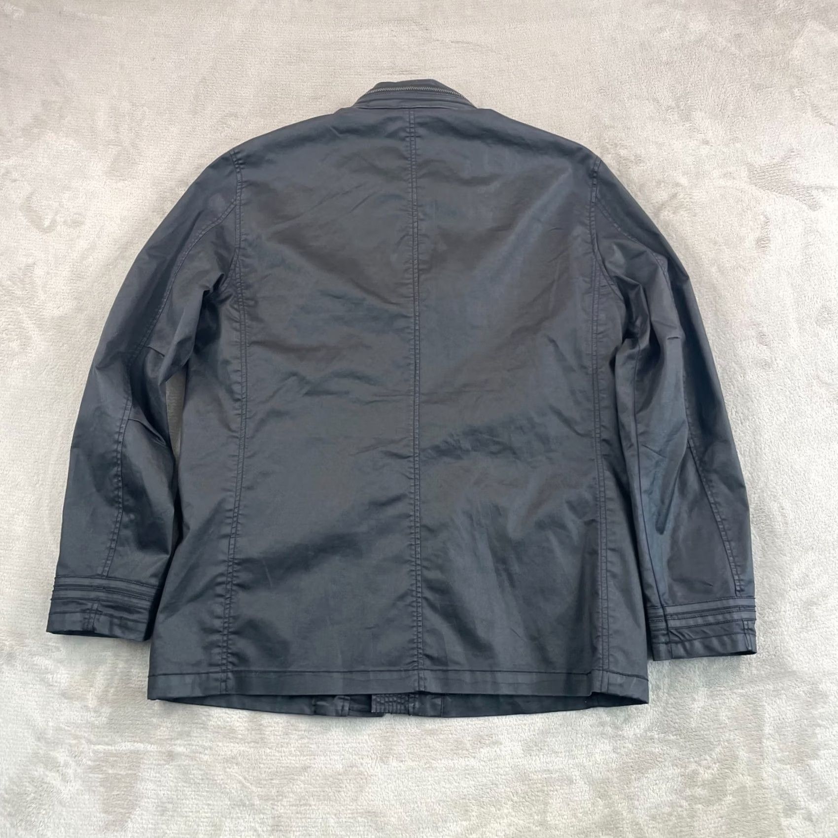 John Varvatos John Varvatos OFFICER FIELD JACKET Men Large Black Full Zip Hooded NWOT Size US L / EU 52-54 / 3 - 6 Thumbnail