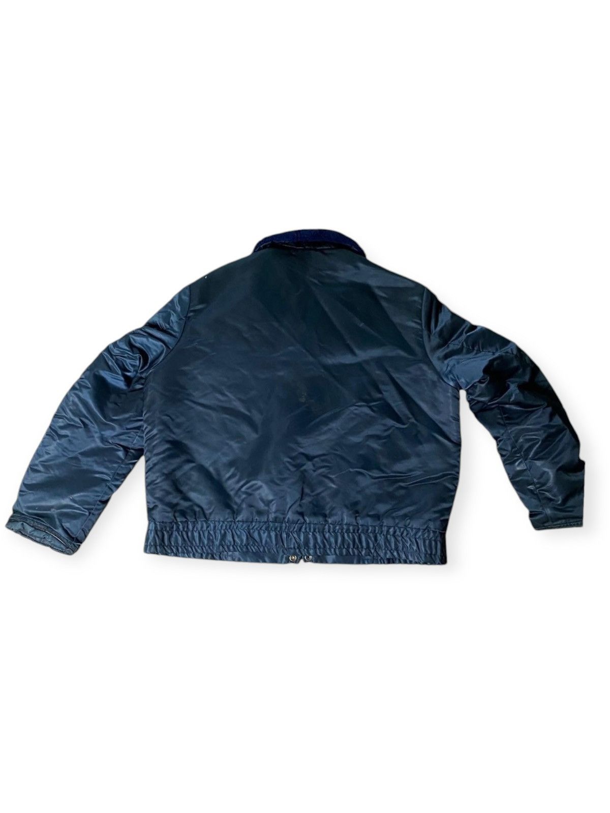 Vintage Hand-painted up cycle unisex bomber jacket. Size US L / EU 52-54 / 3 - 8 Thumbnail