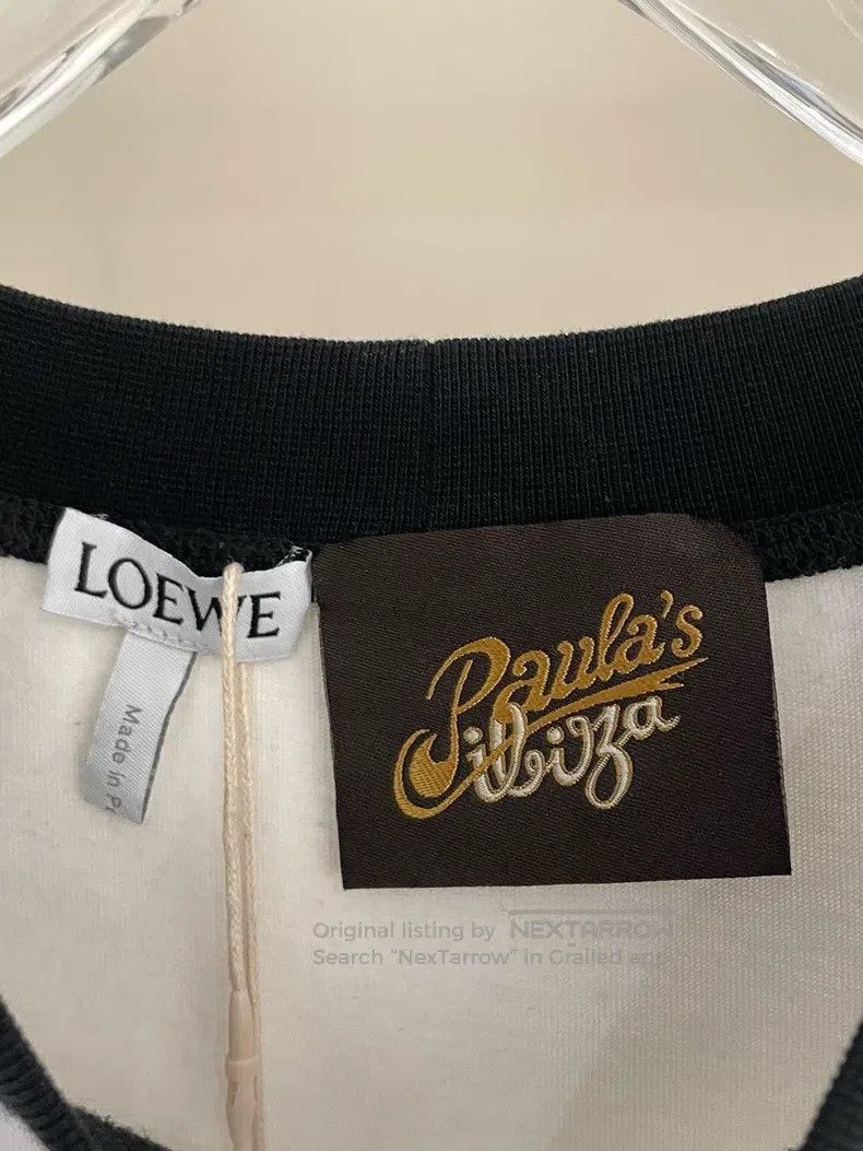 Loewe Loewe Paula series short-sleeved black and white checkered Size L / US 10 / IT 46 - 7 Thumbnail