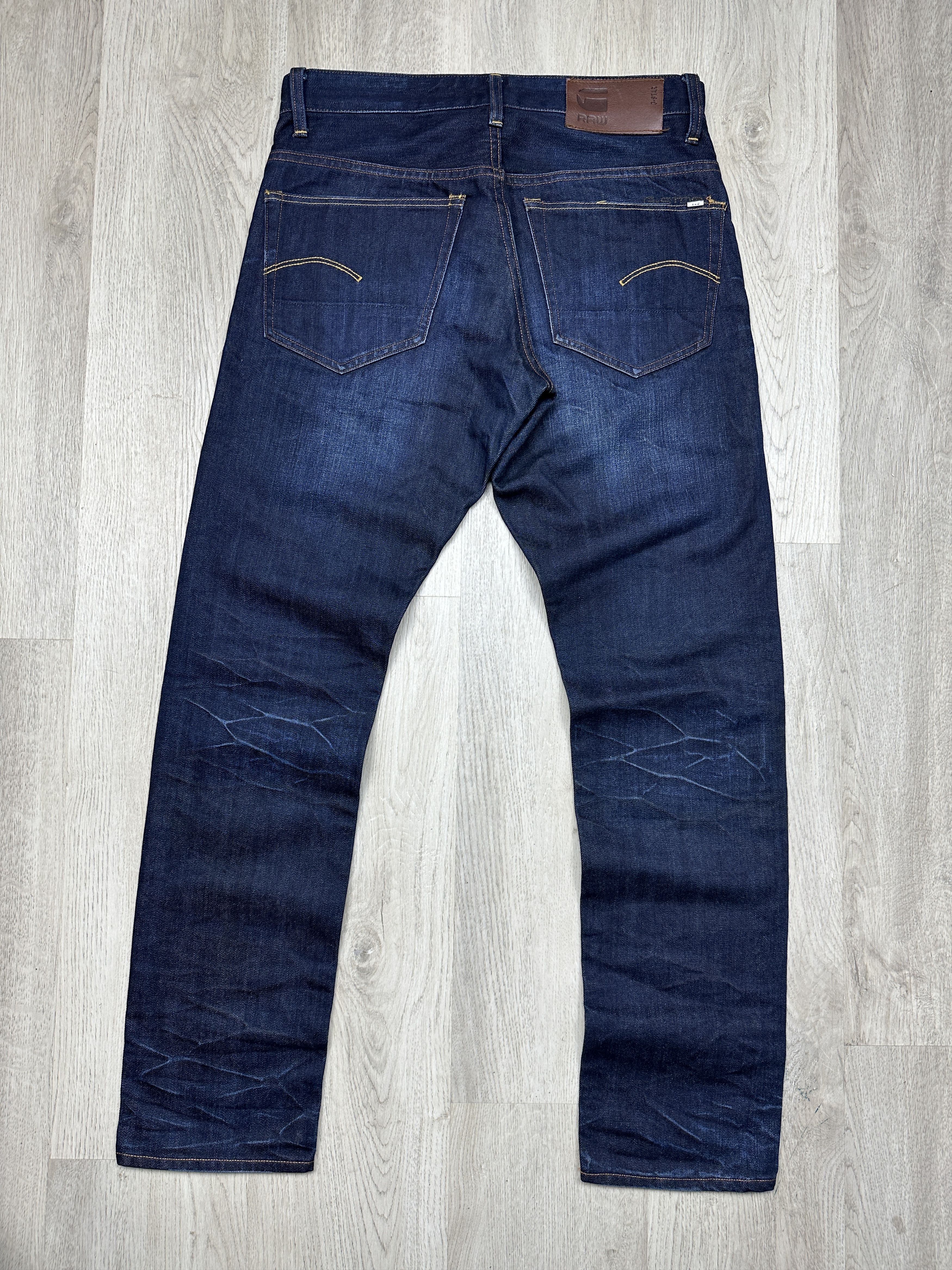 G-Star G Star Raw Mens 3301 Tapered Denim Pants Jeans Size US 31 - 7 Thumbnail